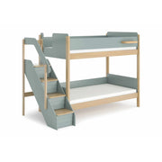 Boori Natty Kids NZ King Single Bunk Bed with Storage Staircase, Blueberry