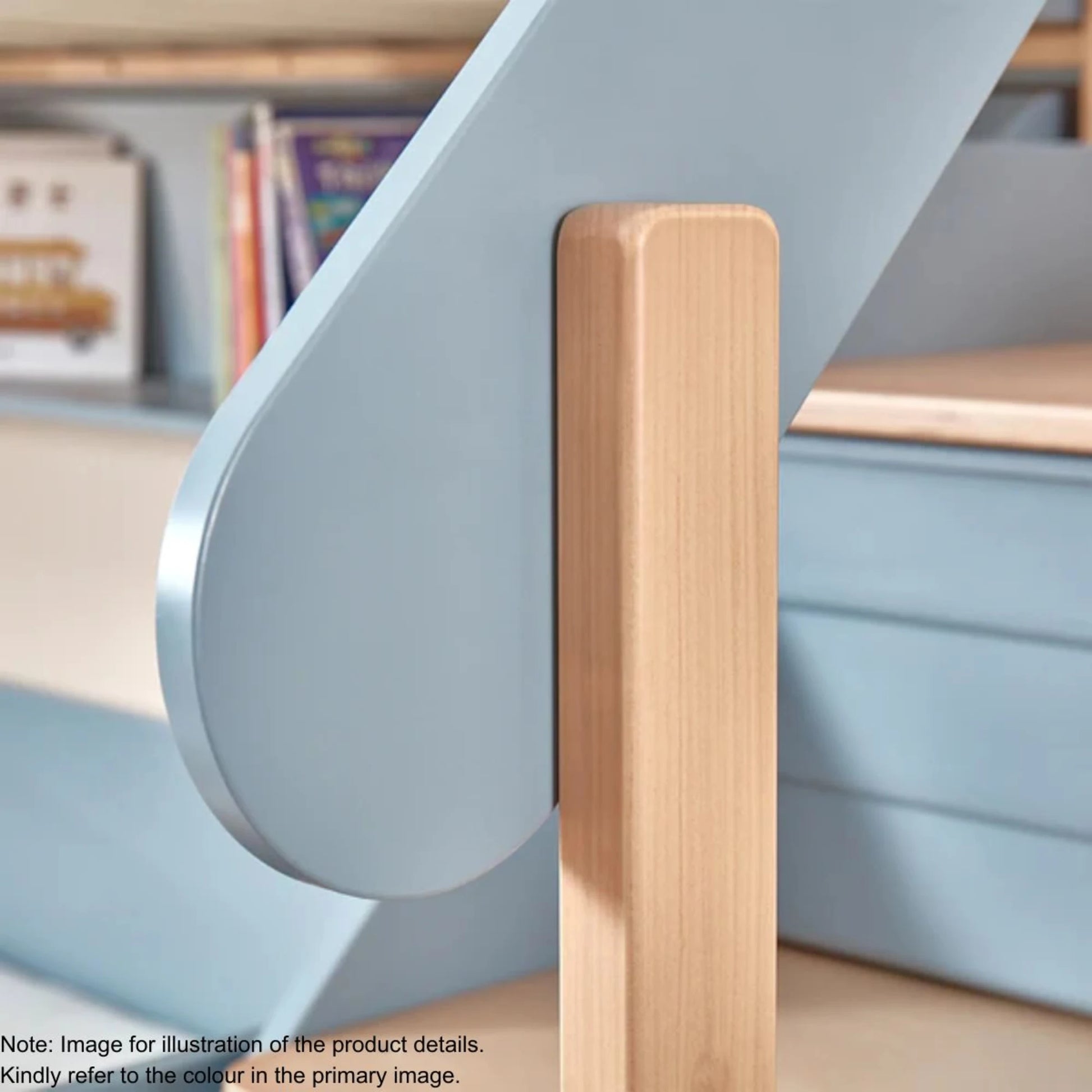 Boori Natty Kids NZ King Single Bunk Bed with Storage Staircase, Barley White