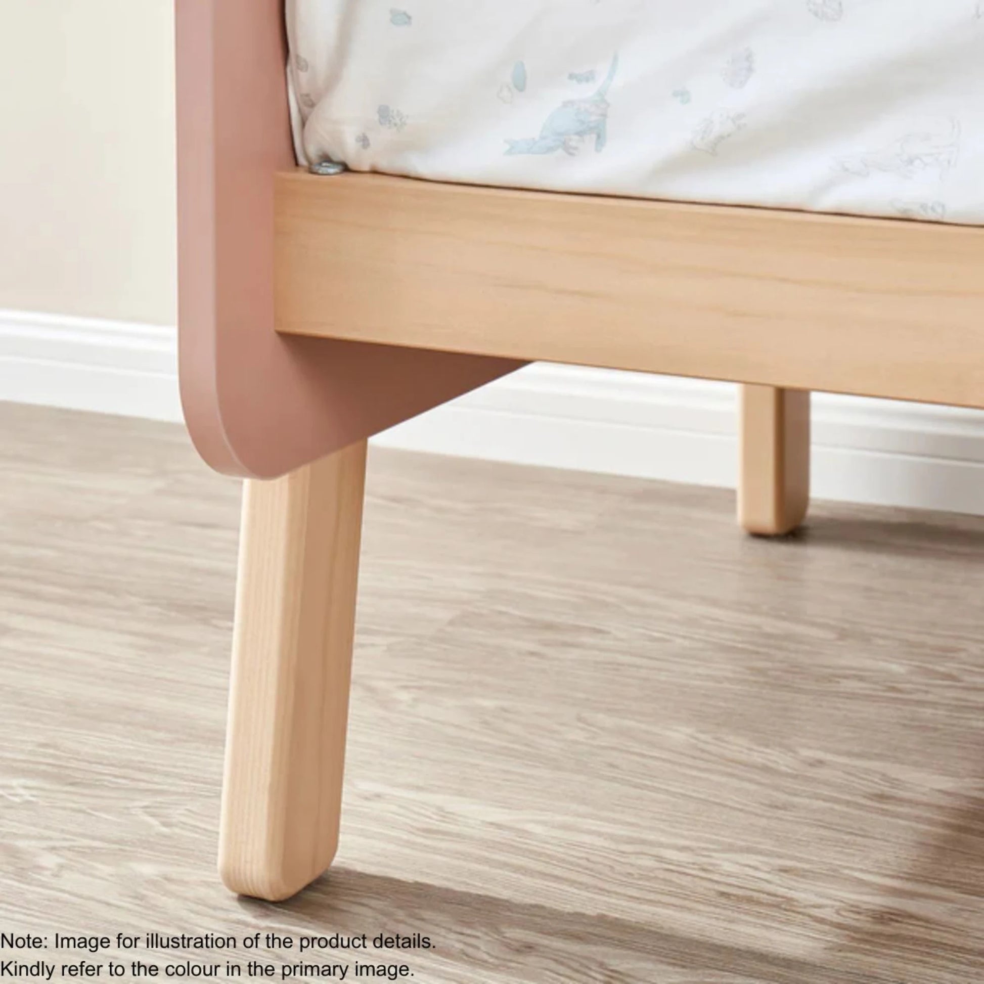 Boori Natty Kids Bedside Bed, Blueberry
