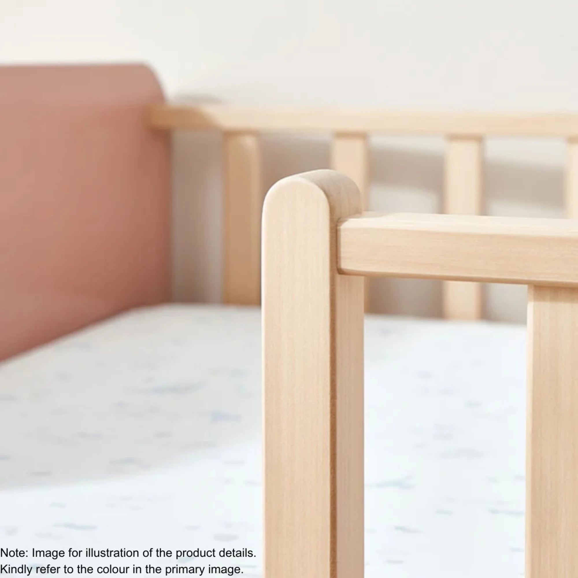 Boori Natty Kids Bedside Bed, Blueberry