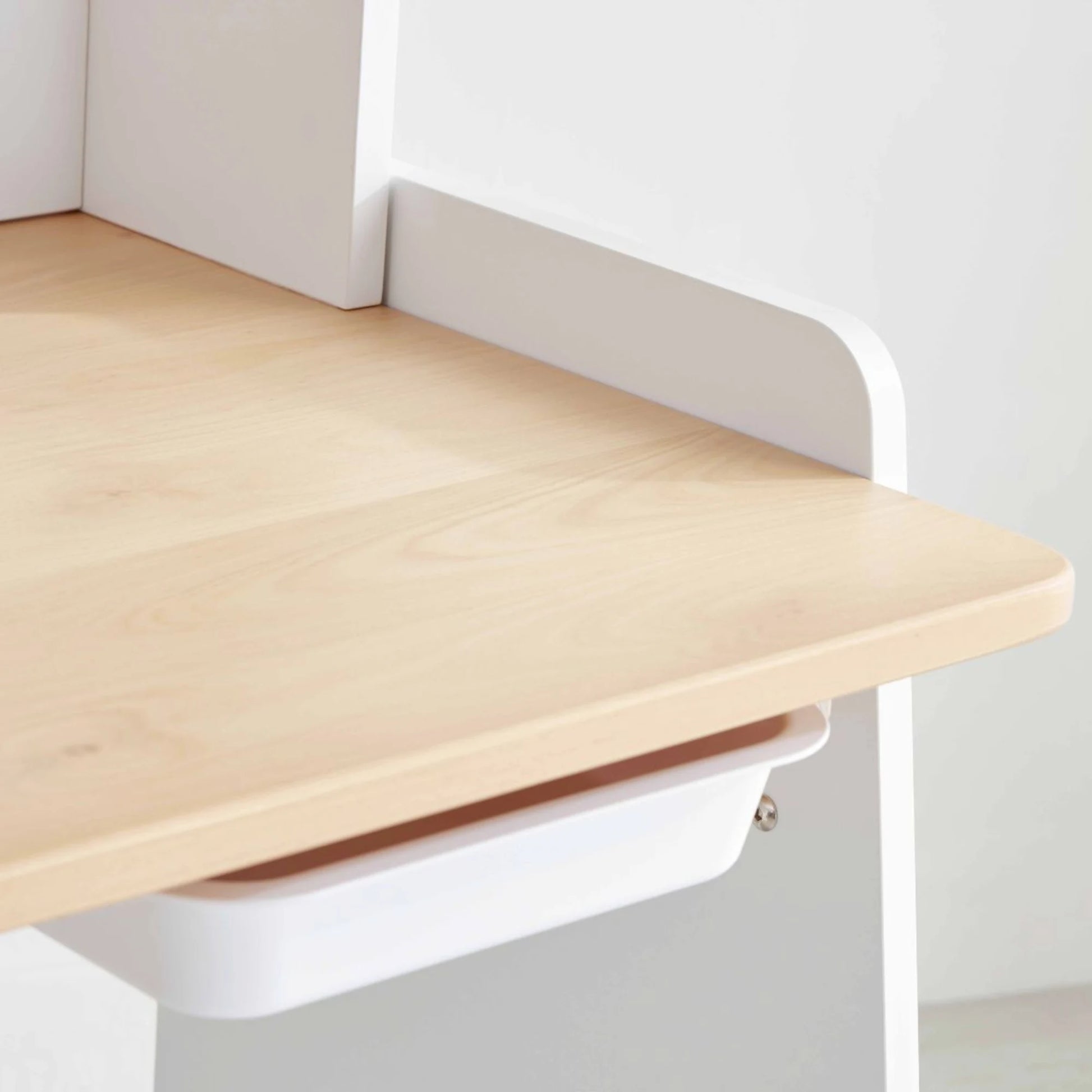 Boori Natty Kids Desk, Barley White
