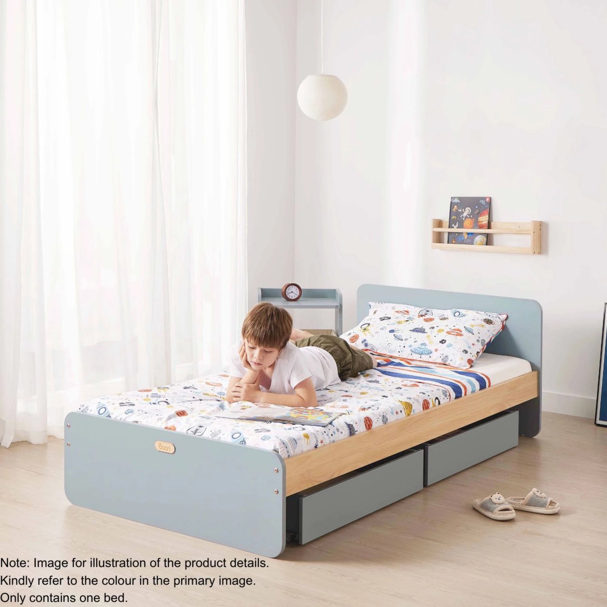 Boori Neat Kids NZ Single Bed Frame, Cherry