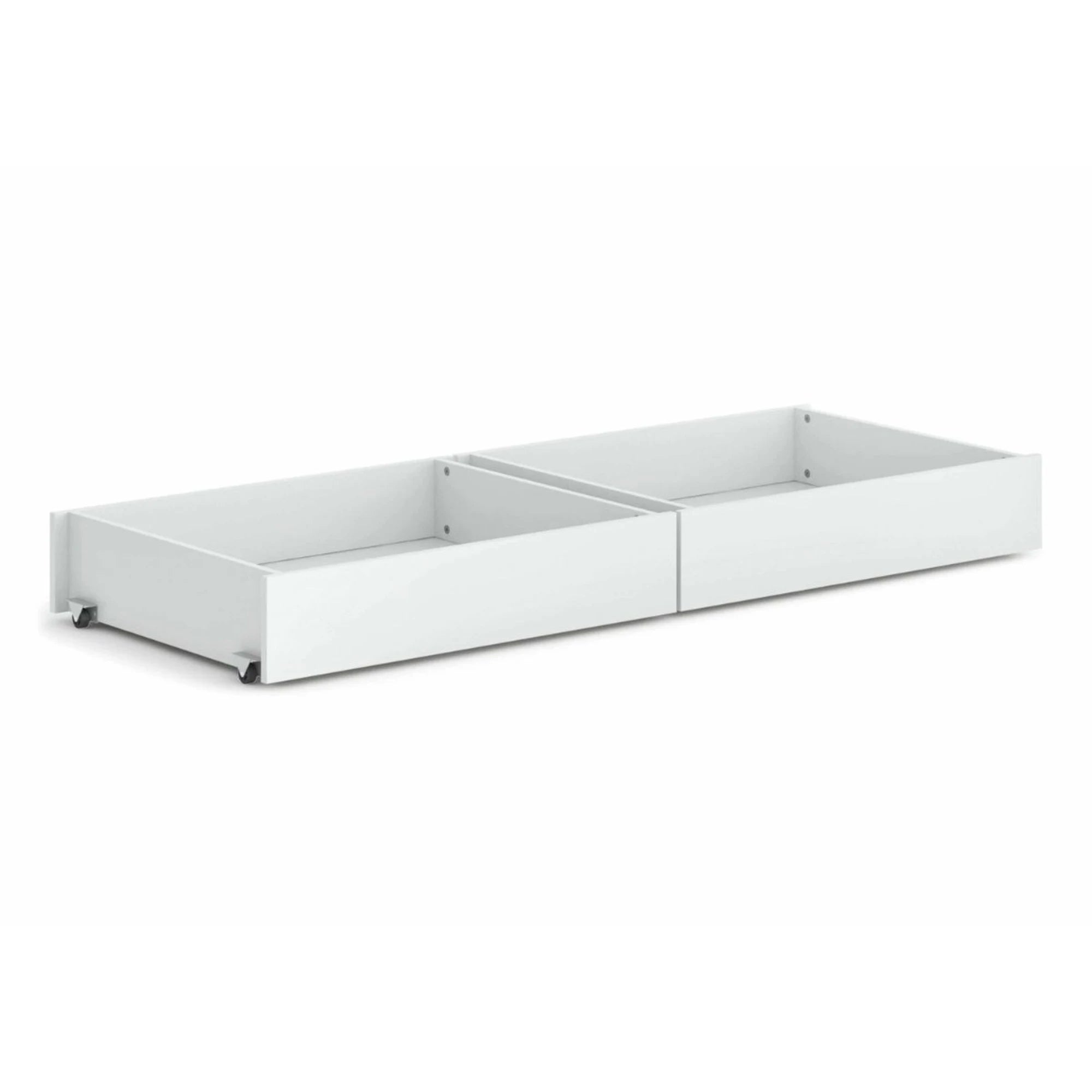 Boori Neat Kids Under Bed Storage Drawer 2 Pack, Barley White