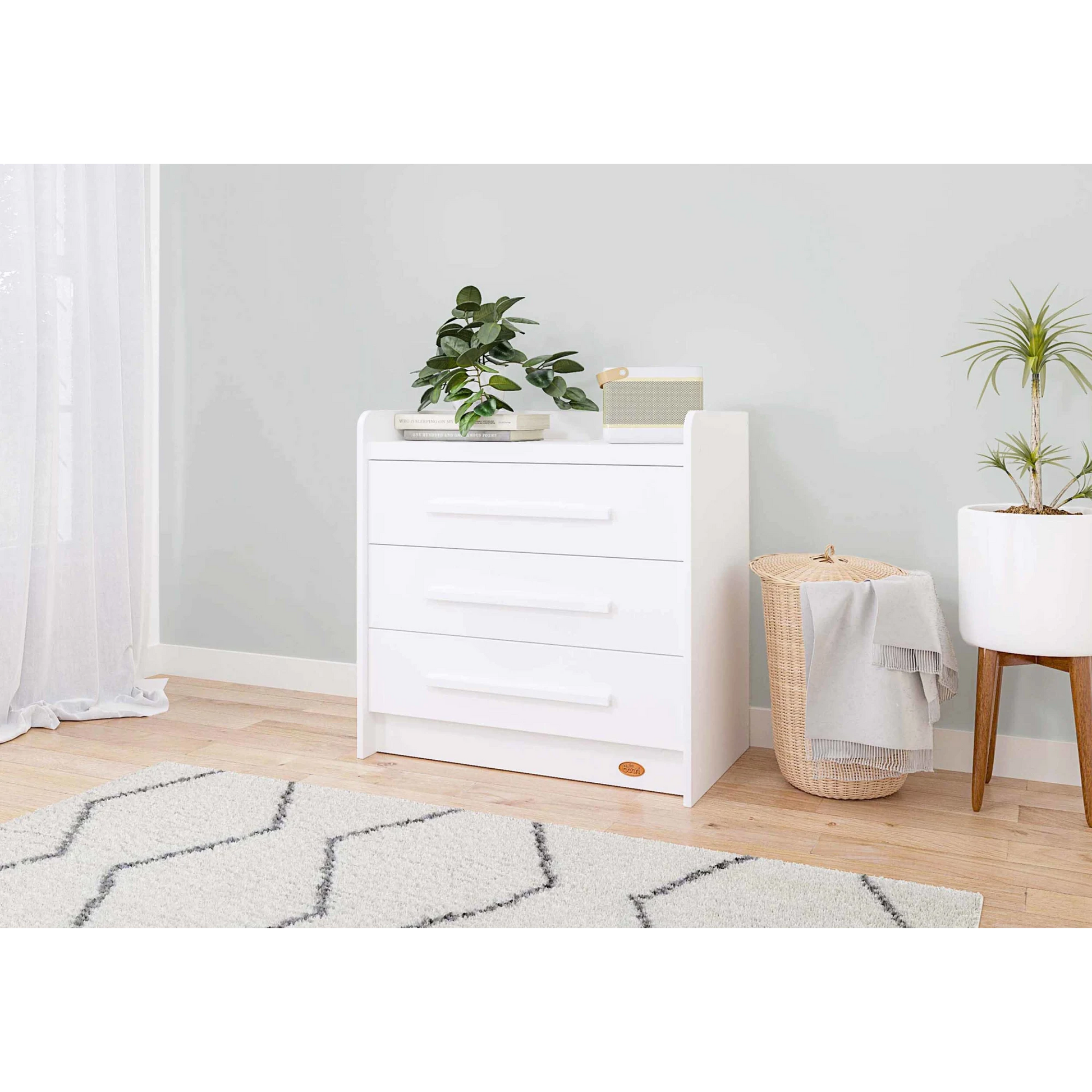 Boori Neat Kids 3 Drawer Chest, Barley White