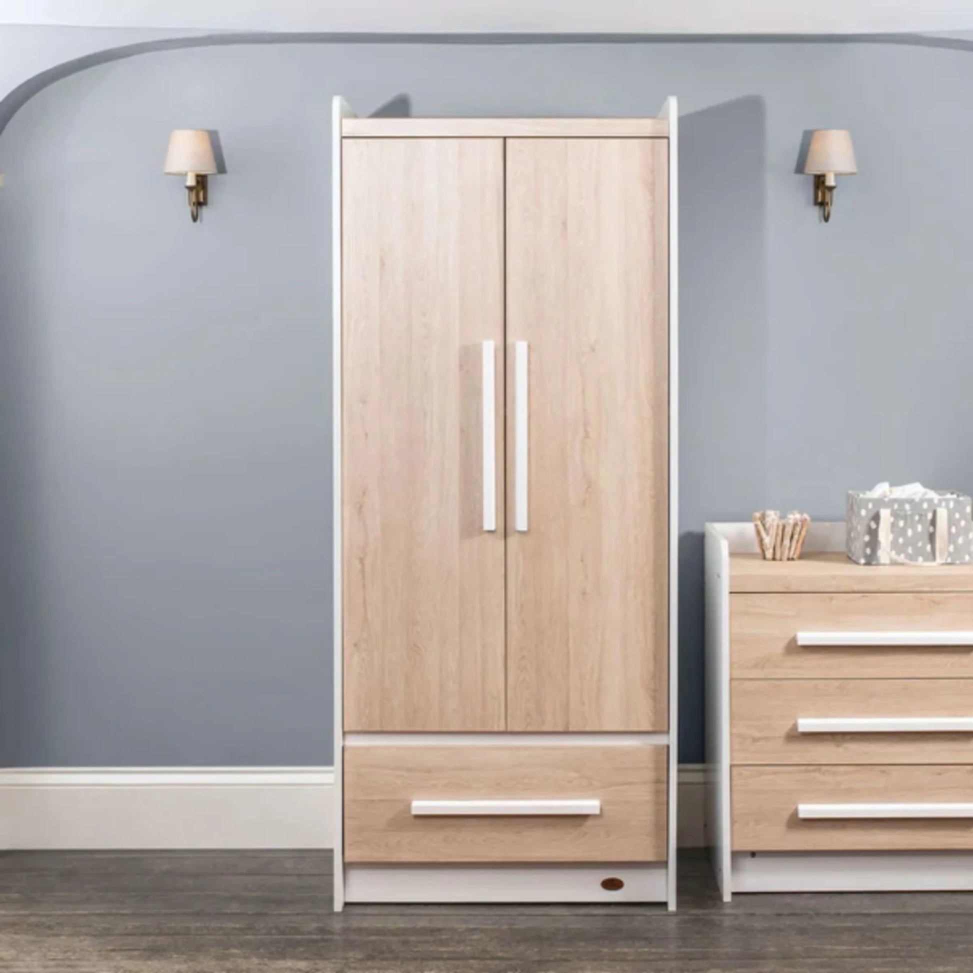 Boori Neat Kids 2 Door Wardrobe, Barley