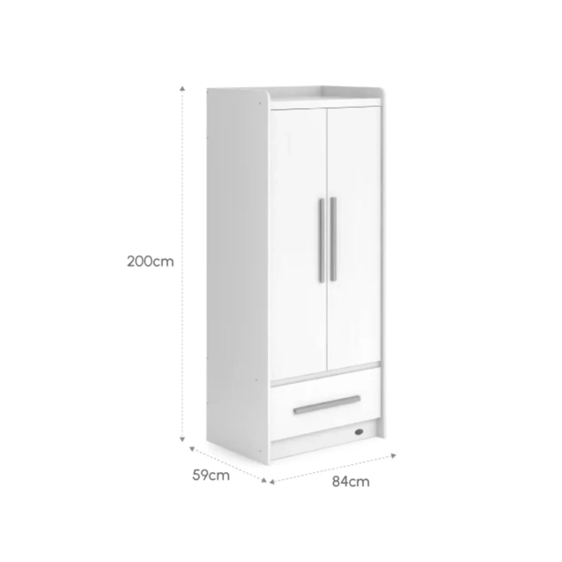 Boori Neat Kids 2 Door Wardrobe, Barley