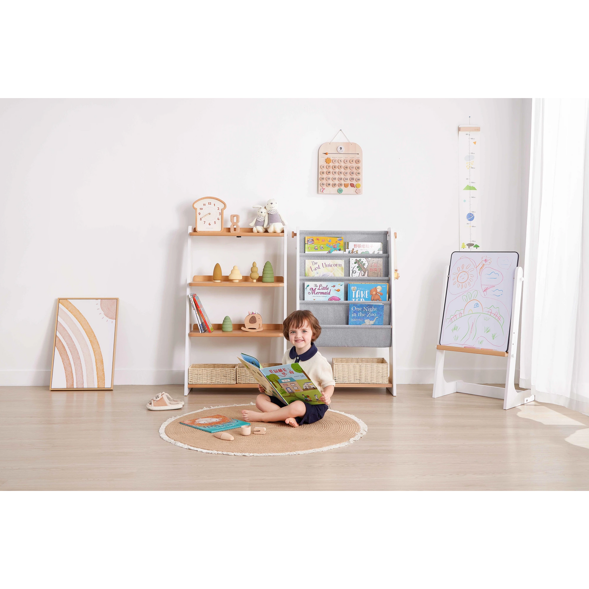 Boori Oslo Kids Bookshelf, Barley