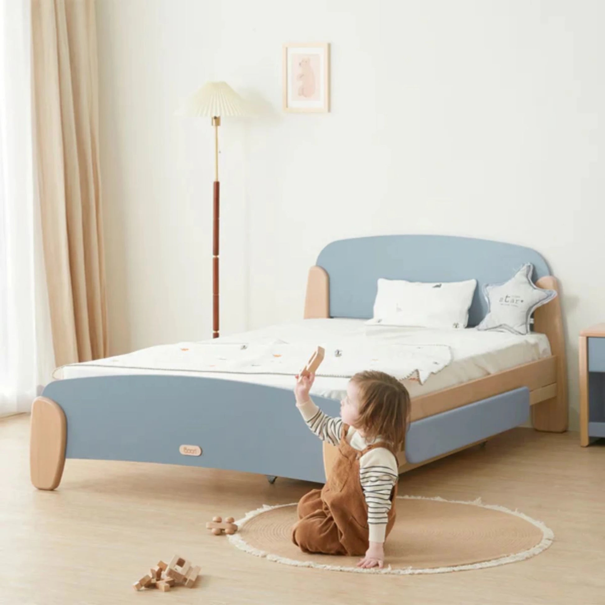 Boori Sunshine Kids NZ King Single Bed Frame, Blueberry