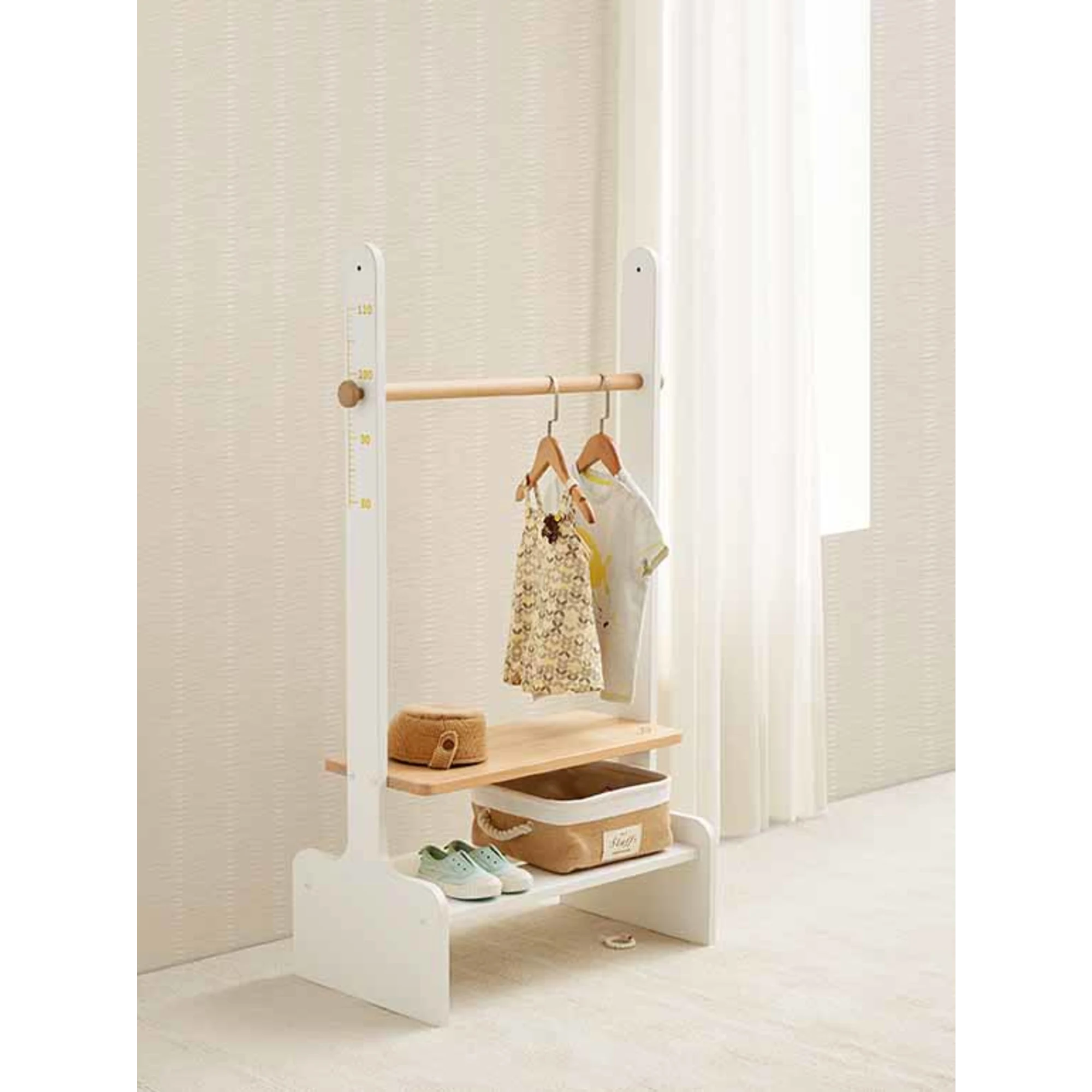 Boori Tidy Kids Clothing Rack, Barley