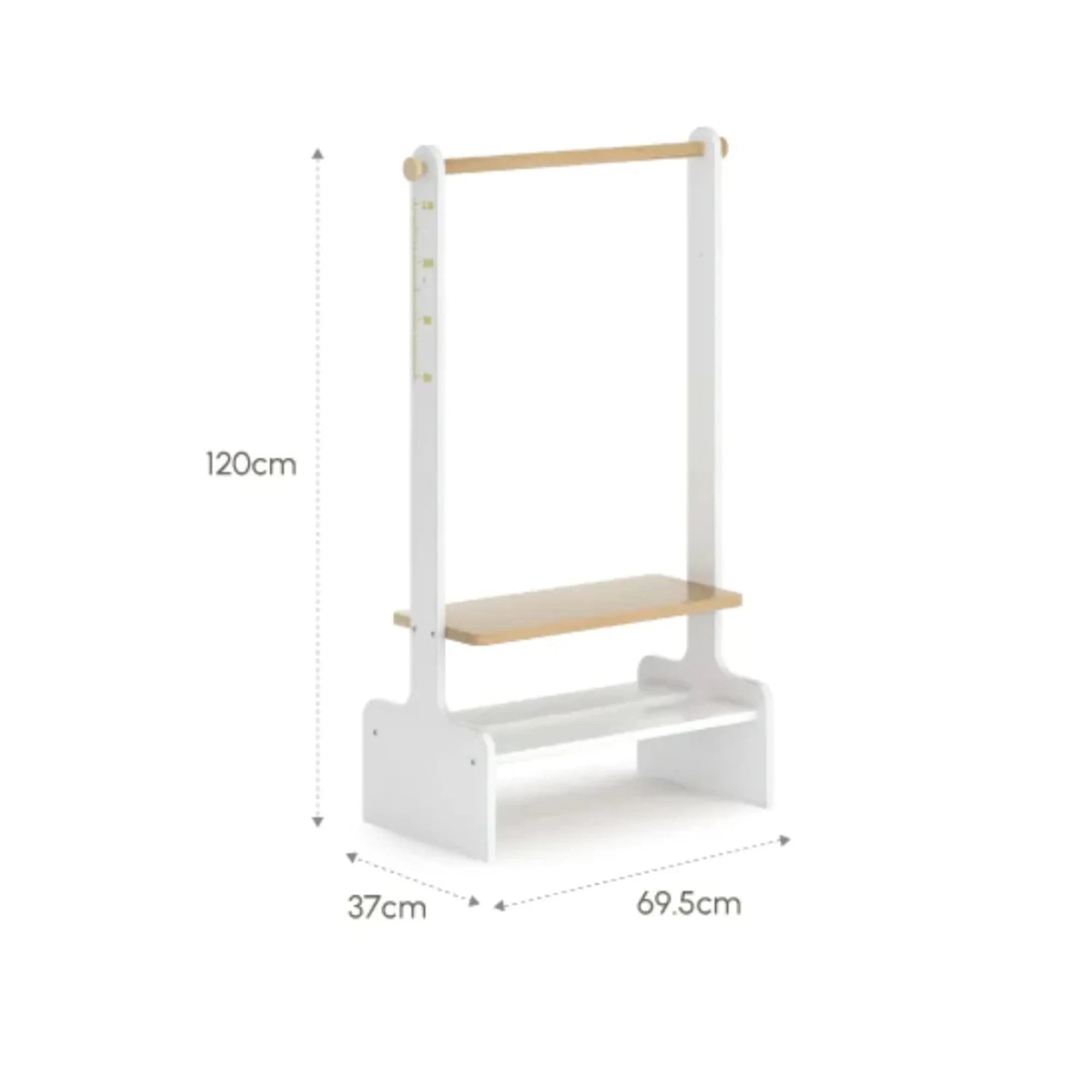 Boori Tidy Kids Clothing Rack, Barley