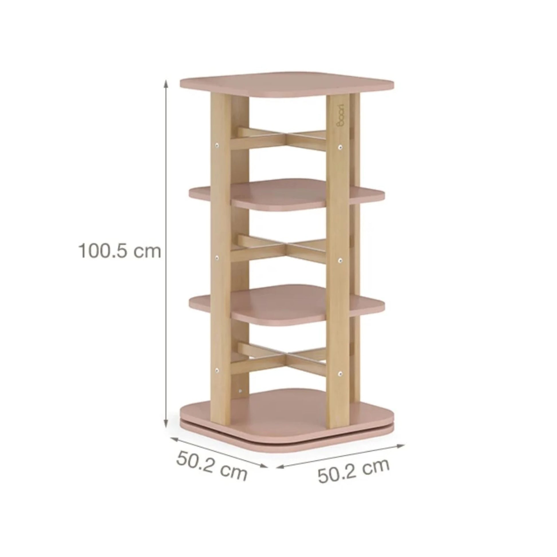 Boori Tidy Kids Rotating Bookshelf V22, Cherry