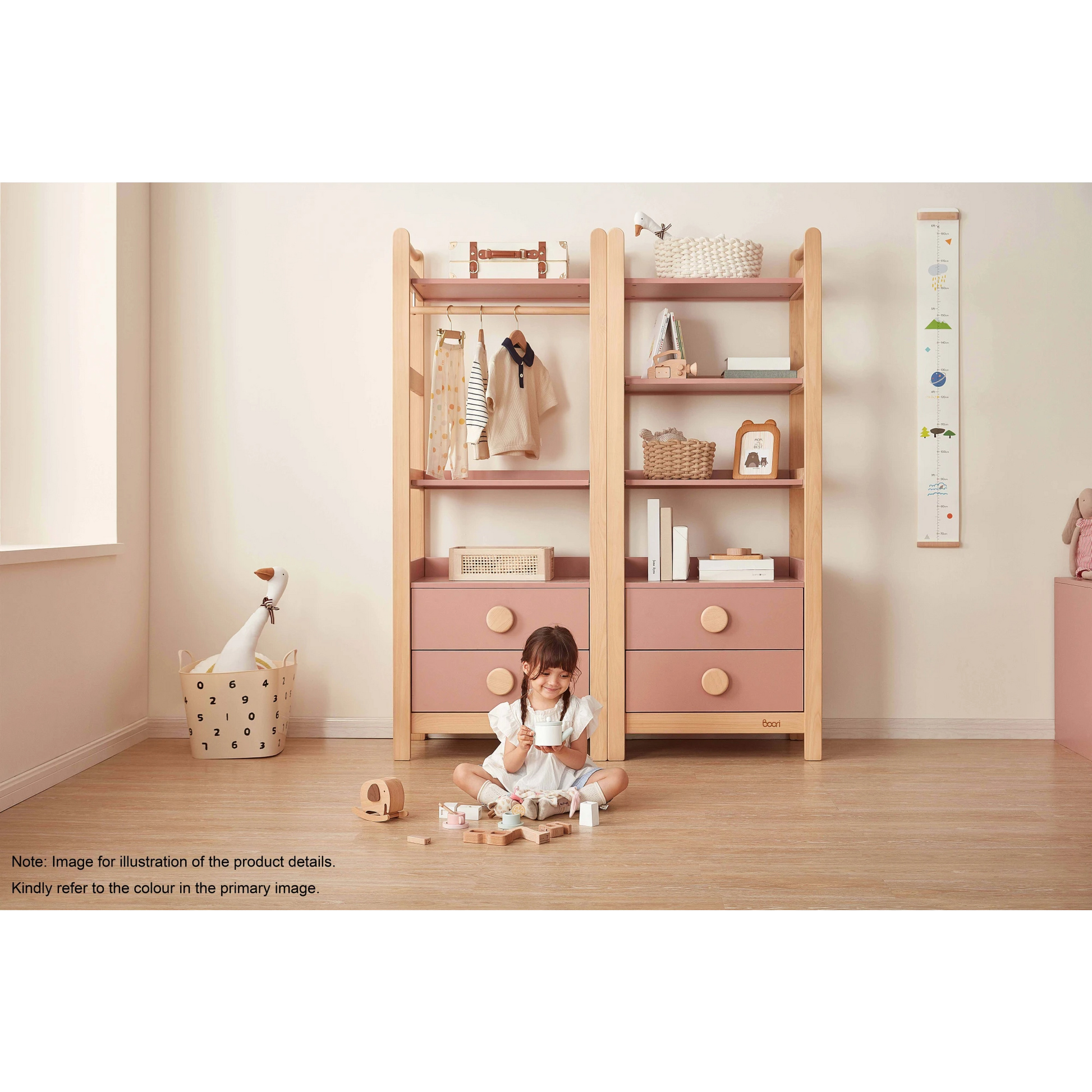 Boori Tidy Kids Storage Bookcase, Blueberry