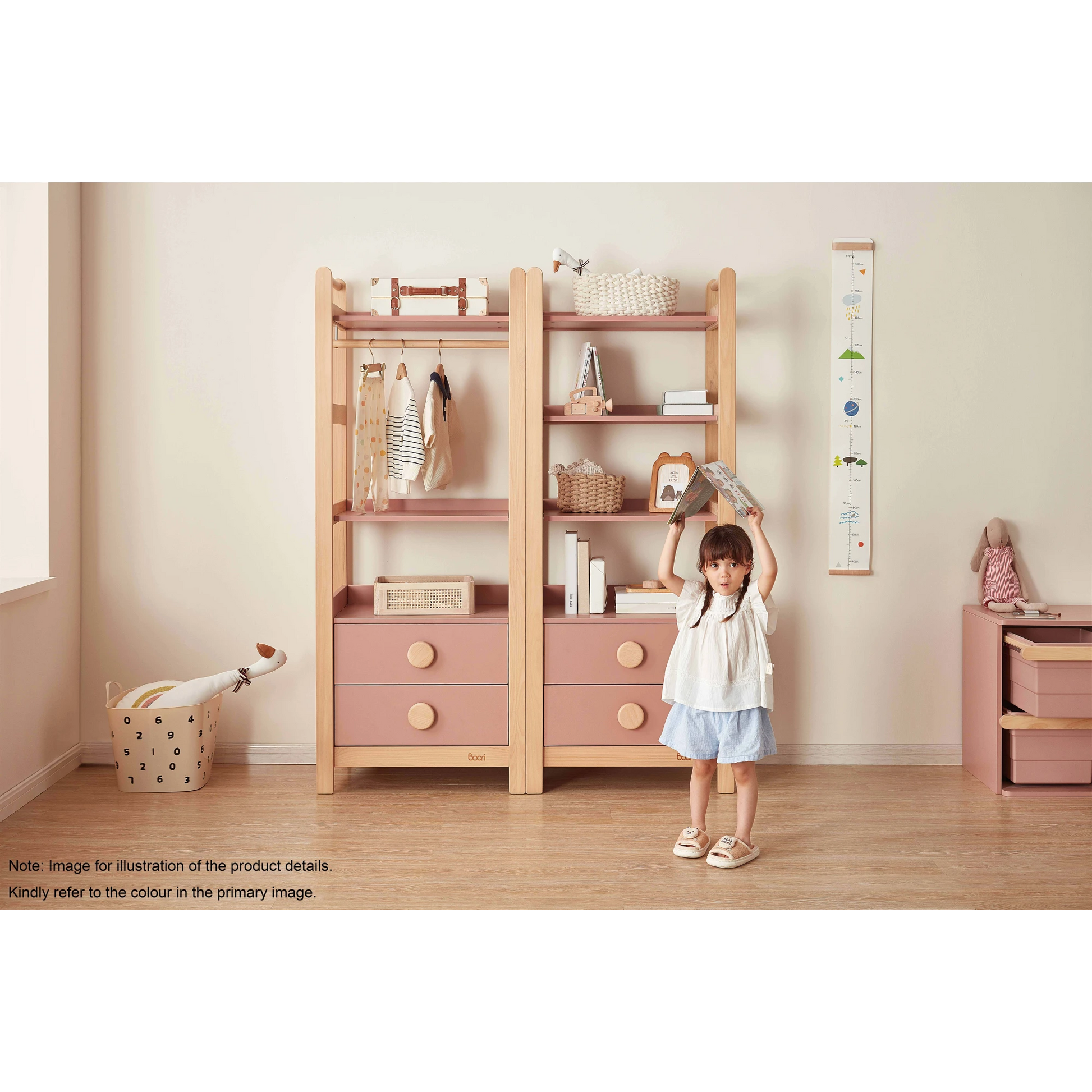 Boori Tidy Kids Storage Bookcase, Blueberry