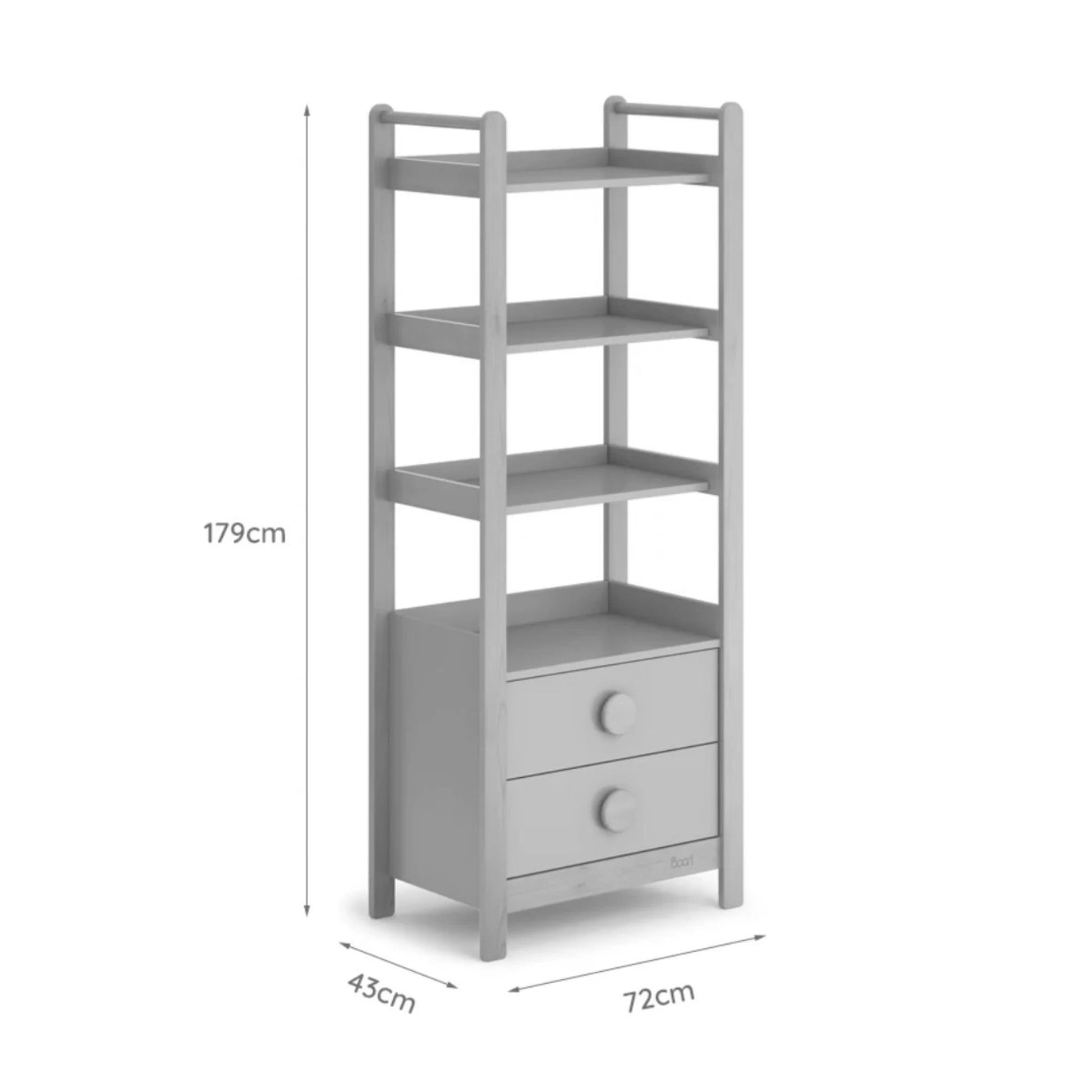 Boori Tidy Kids Storage Bookcase, Blueberry