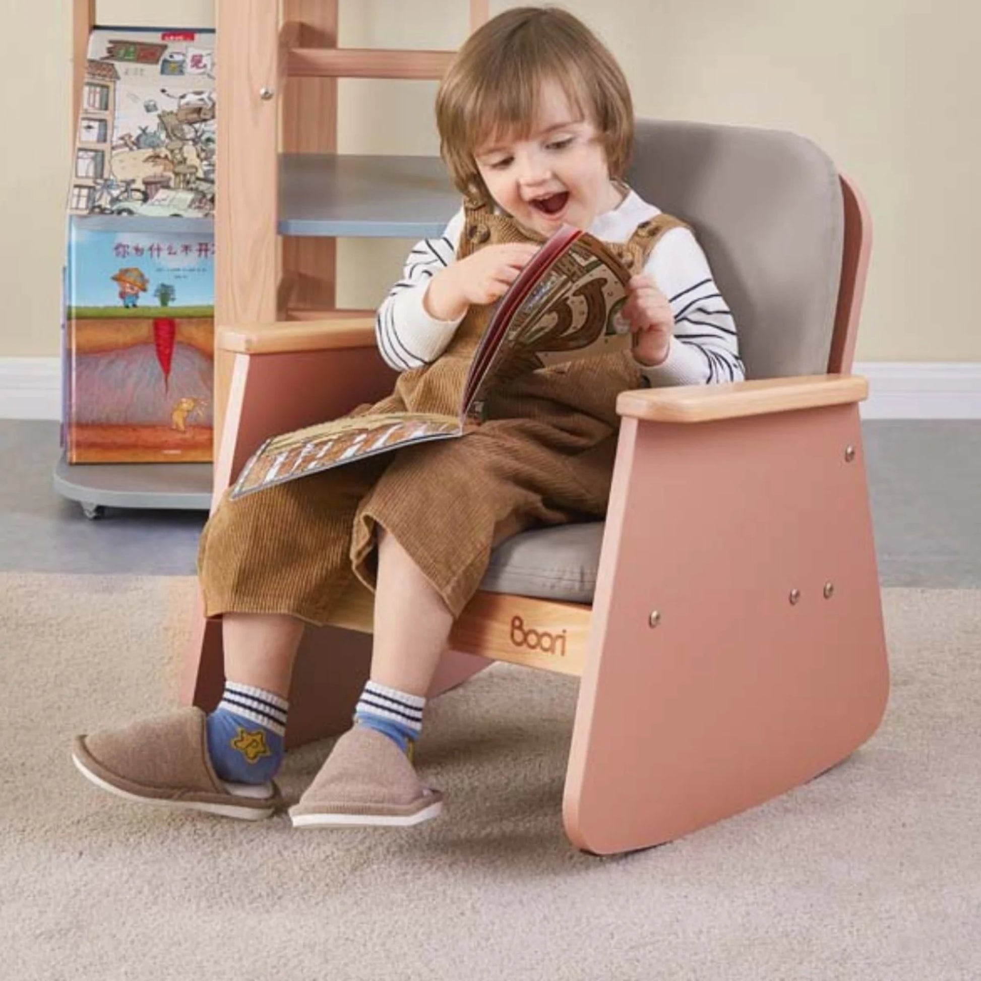 Boori Tidy Kids Junior Rocking Chair, Cherry
