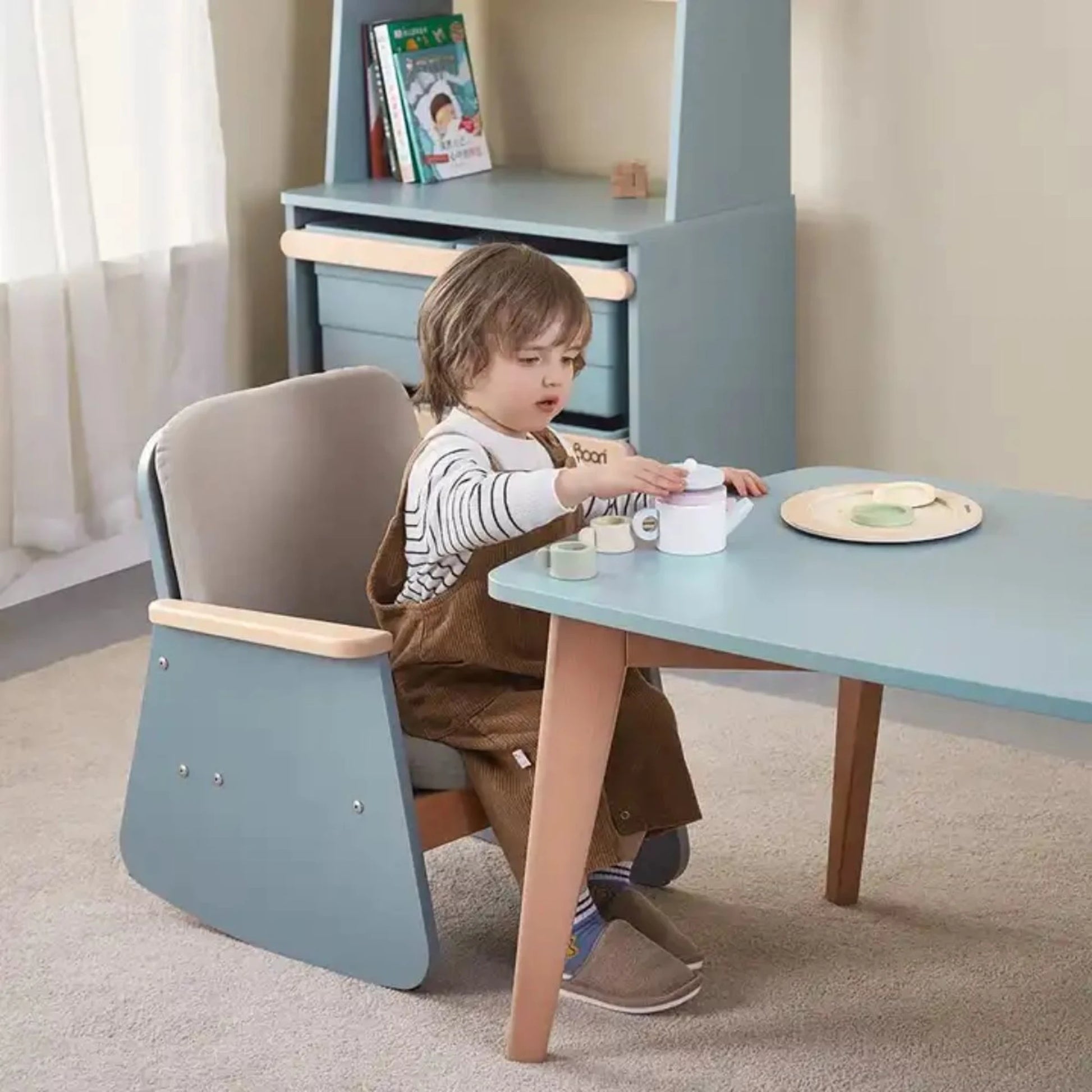 Boori Tidy Kids Junior Rocking Chair, Blueberry