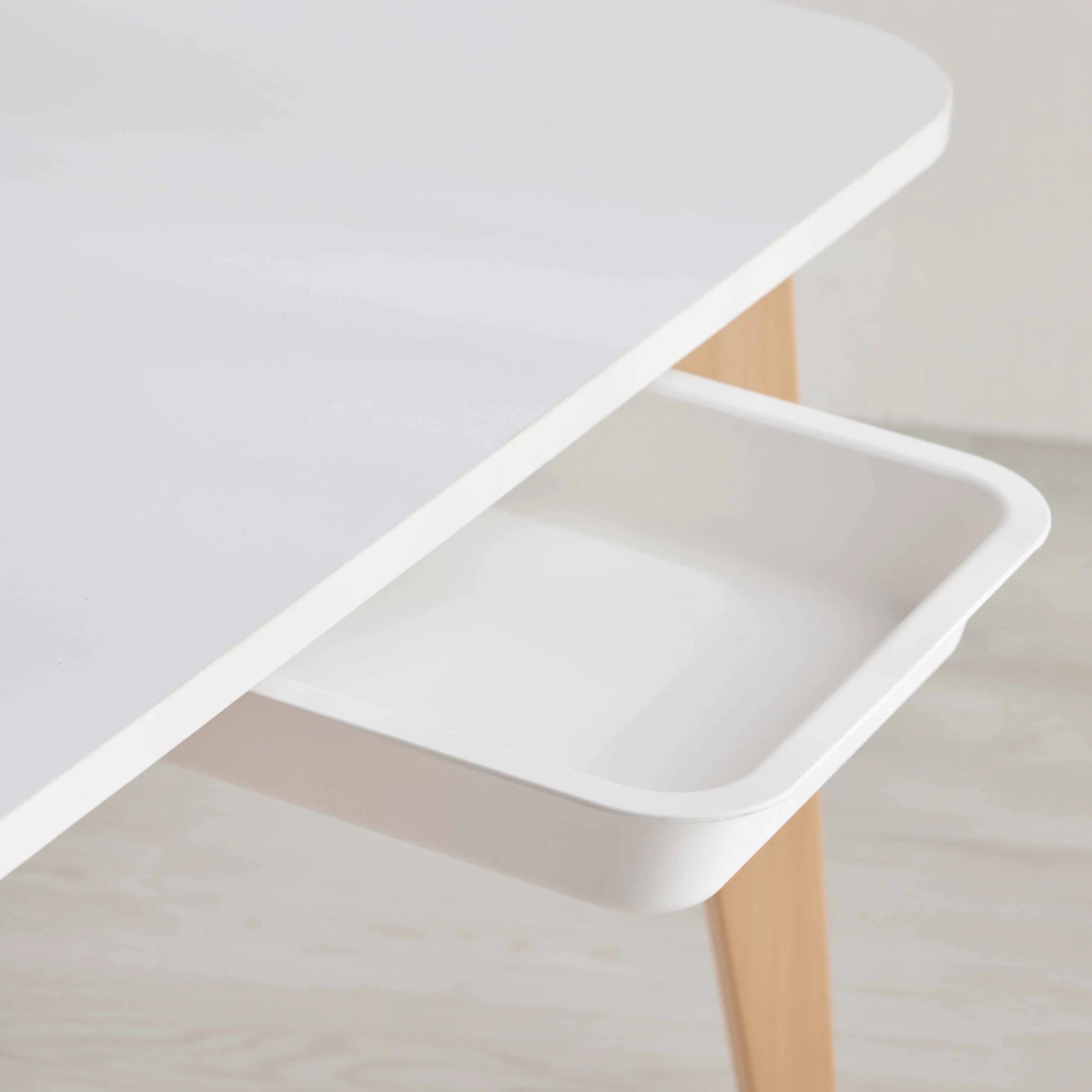 Boori Tidy Kids Table V23, Barley White