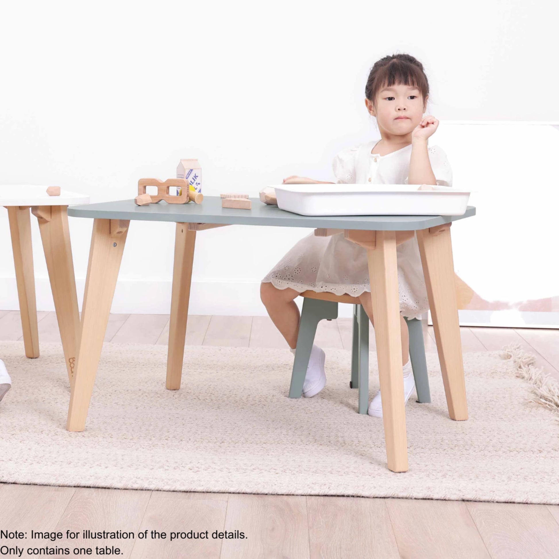 Boori Tidy Kids Table V23, Blueberry