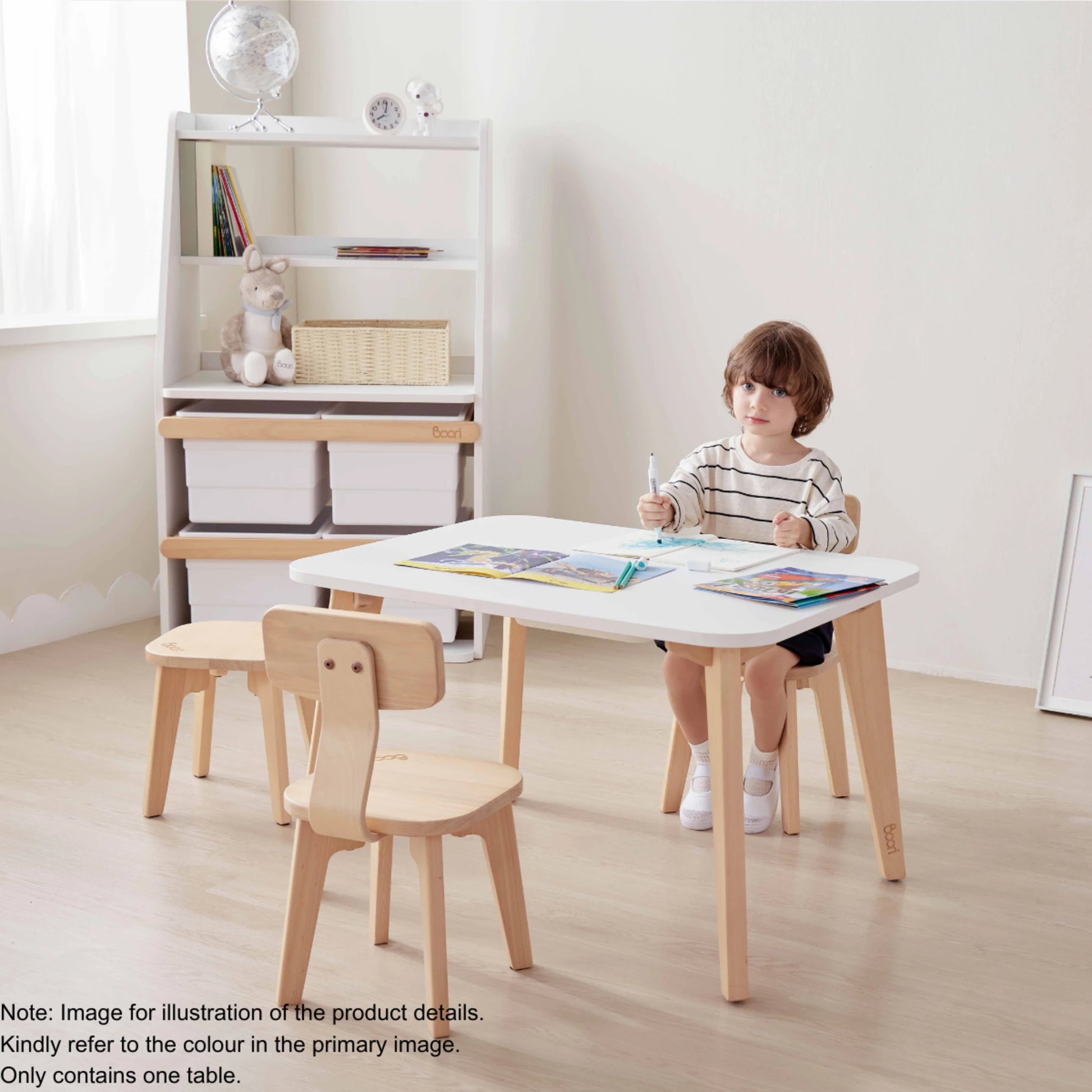 Boori Tidy Kids Table V23, Cherry