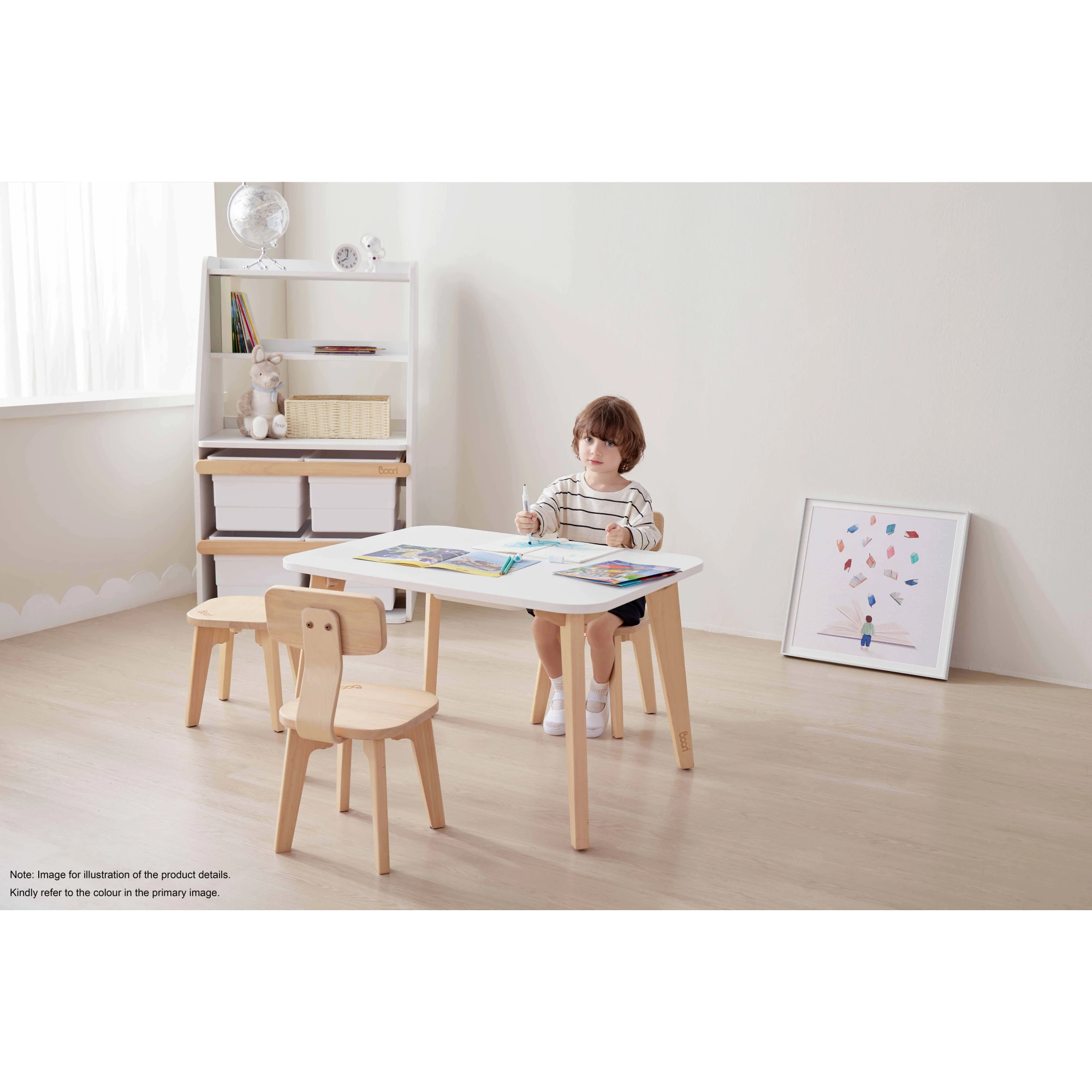 Boori Tidy Kids Table V23, Cherry