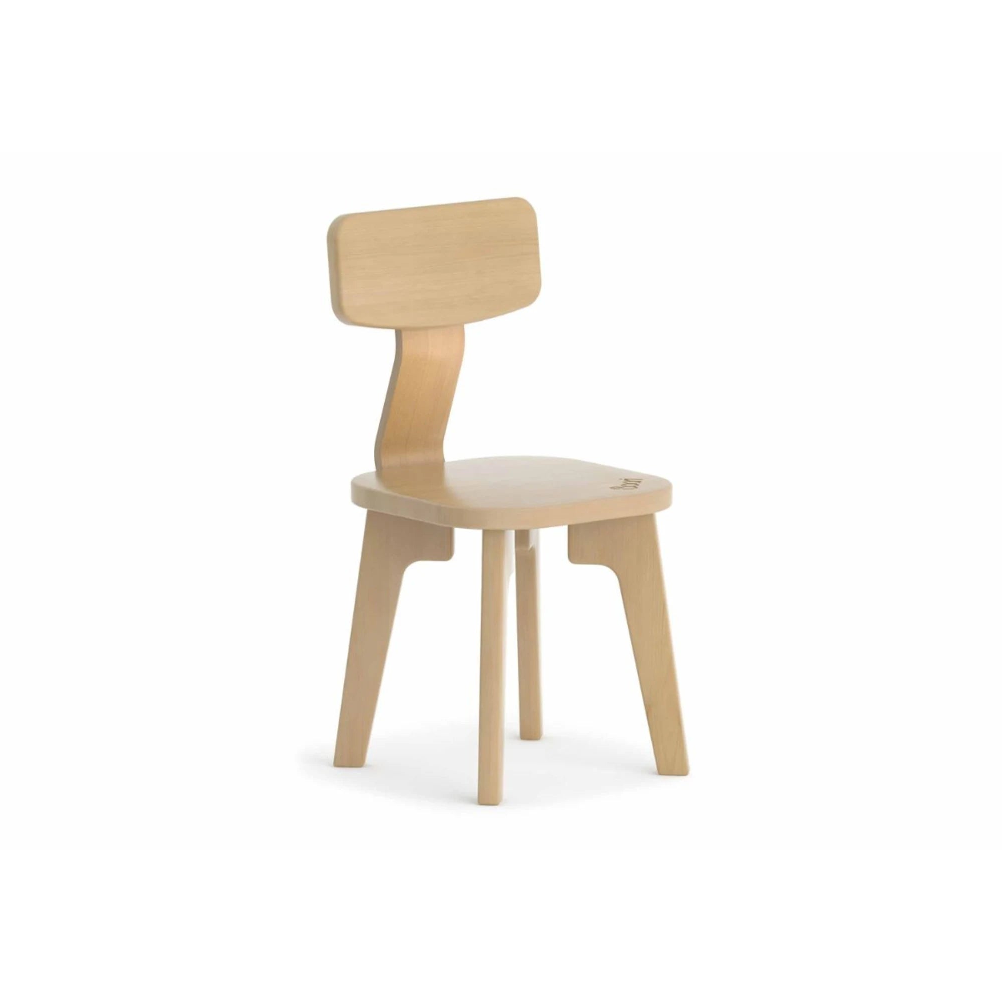 Boori Tidy Kids Table V23 With Two Chairs Package, Barley White