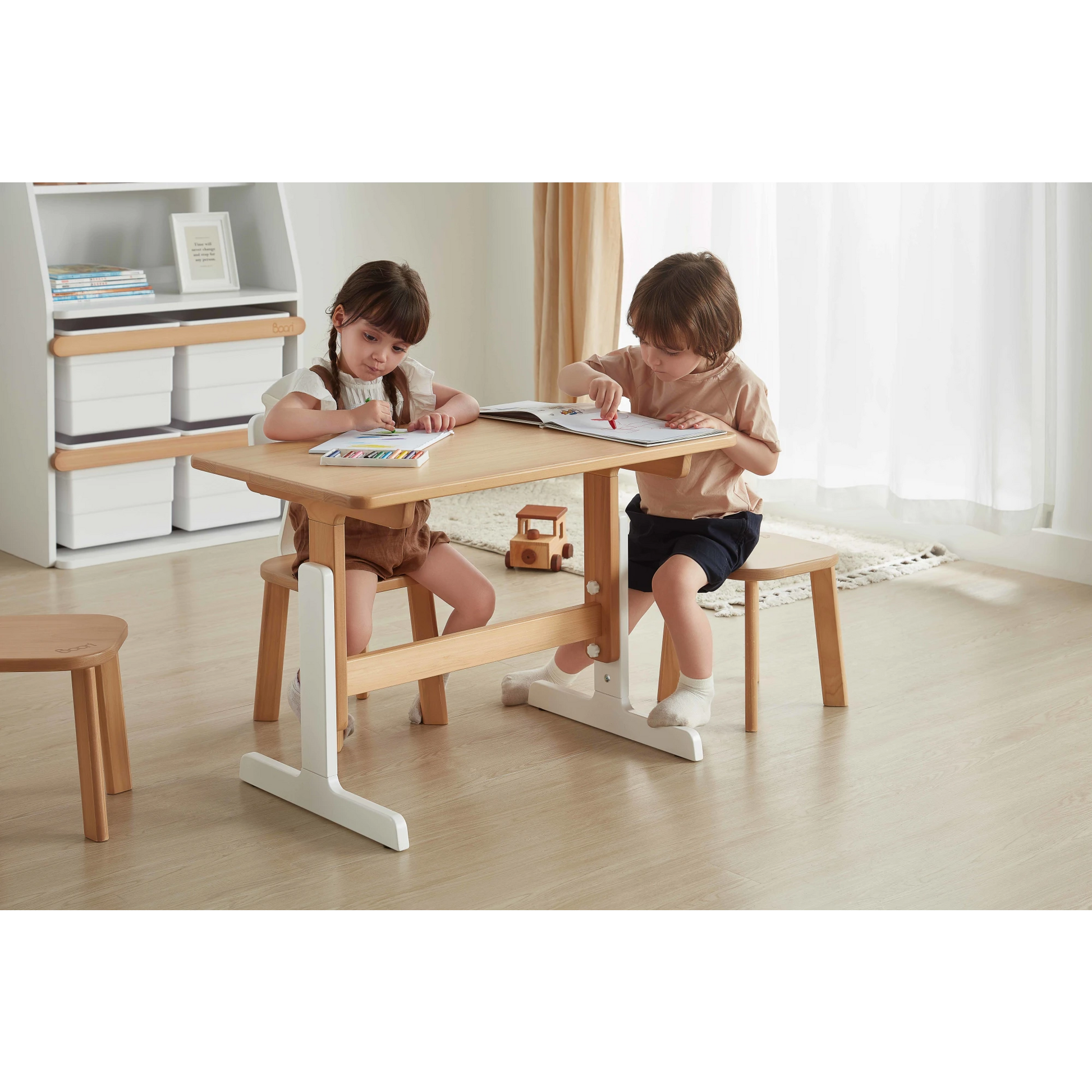 Boori Tidy Kids Learning Table, Barley White