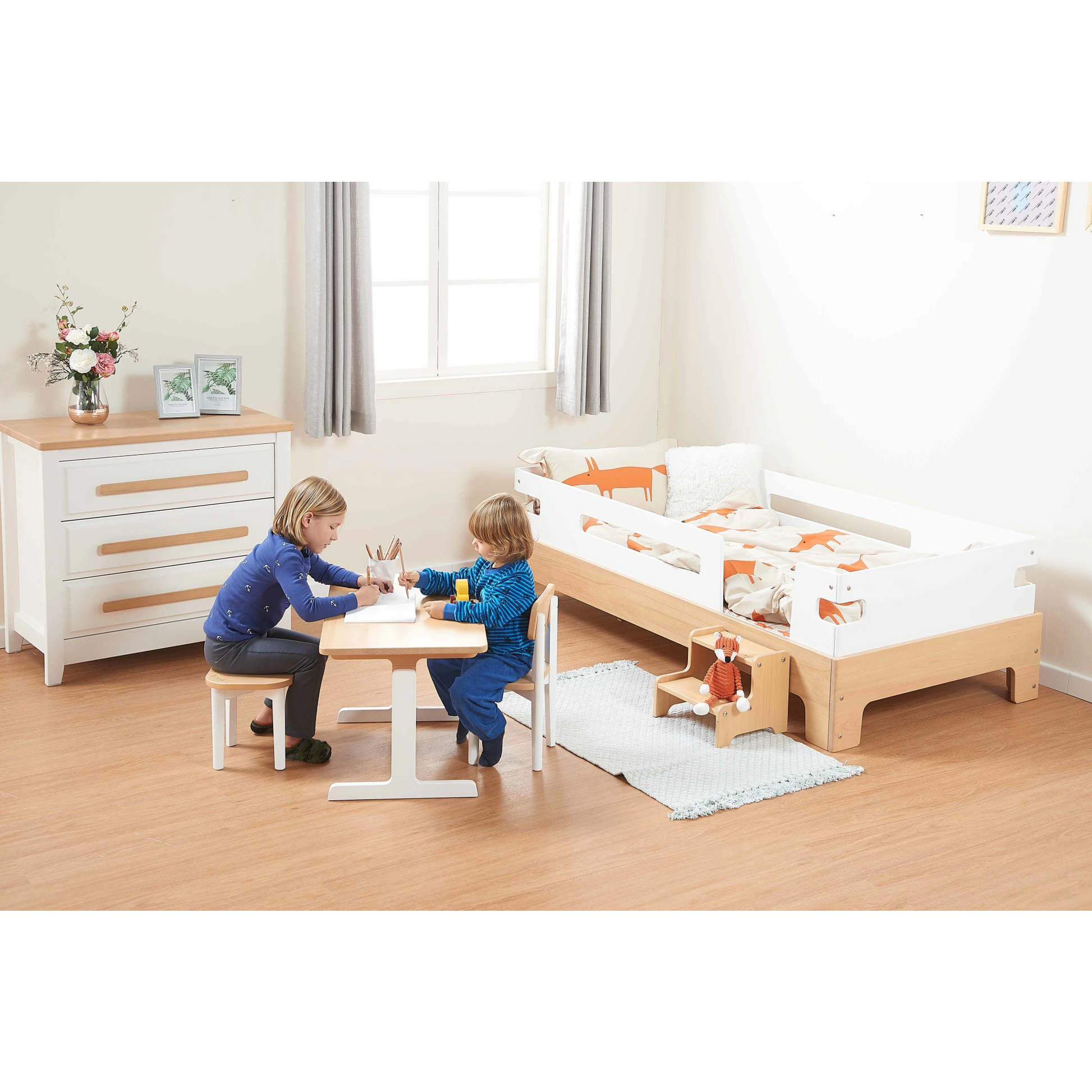 Boori Tidy Kids Learning Table, Barley White