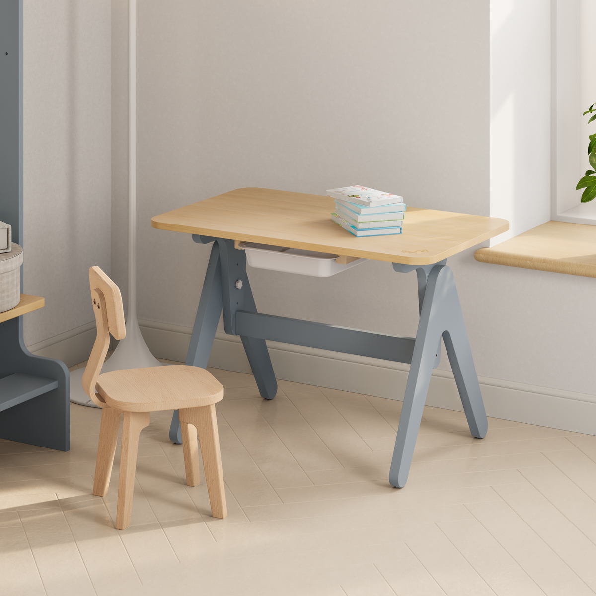 Boori Tidy Kids Learning Table, Blueberry