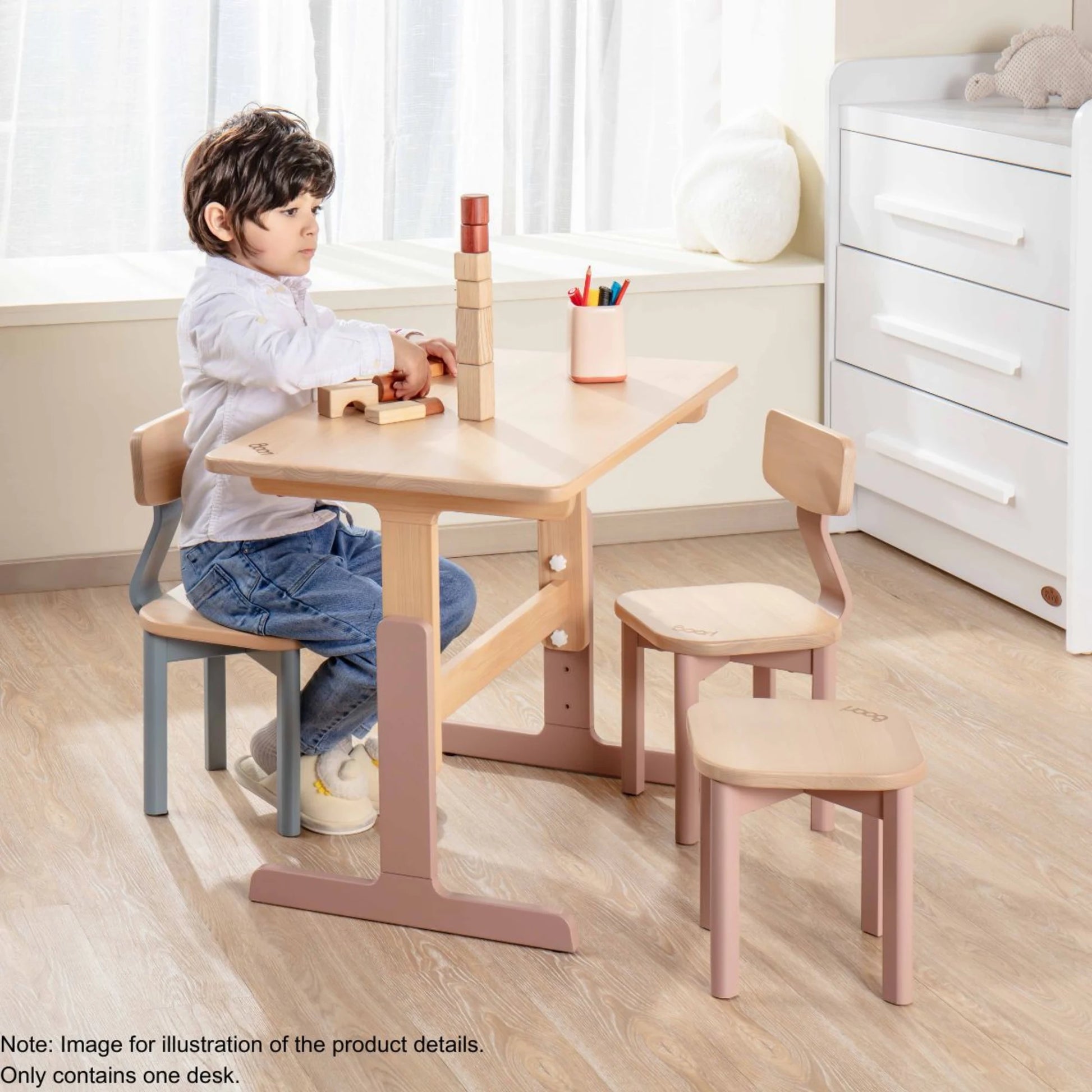 Boori Tidy Kids Learning Table, Cherry
