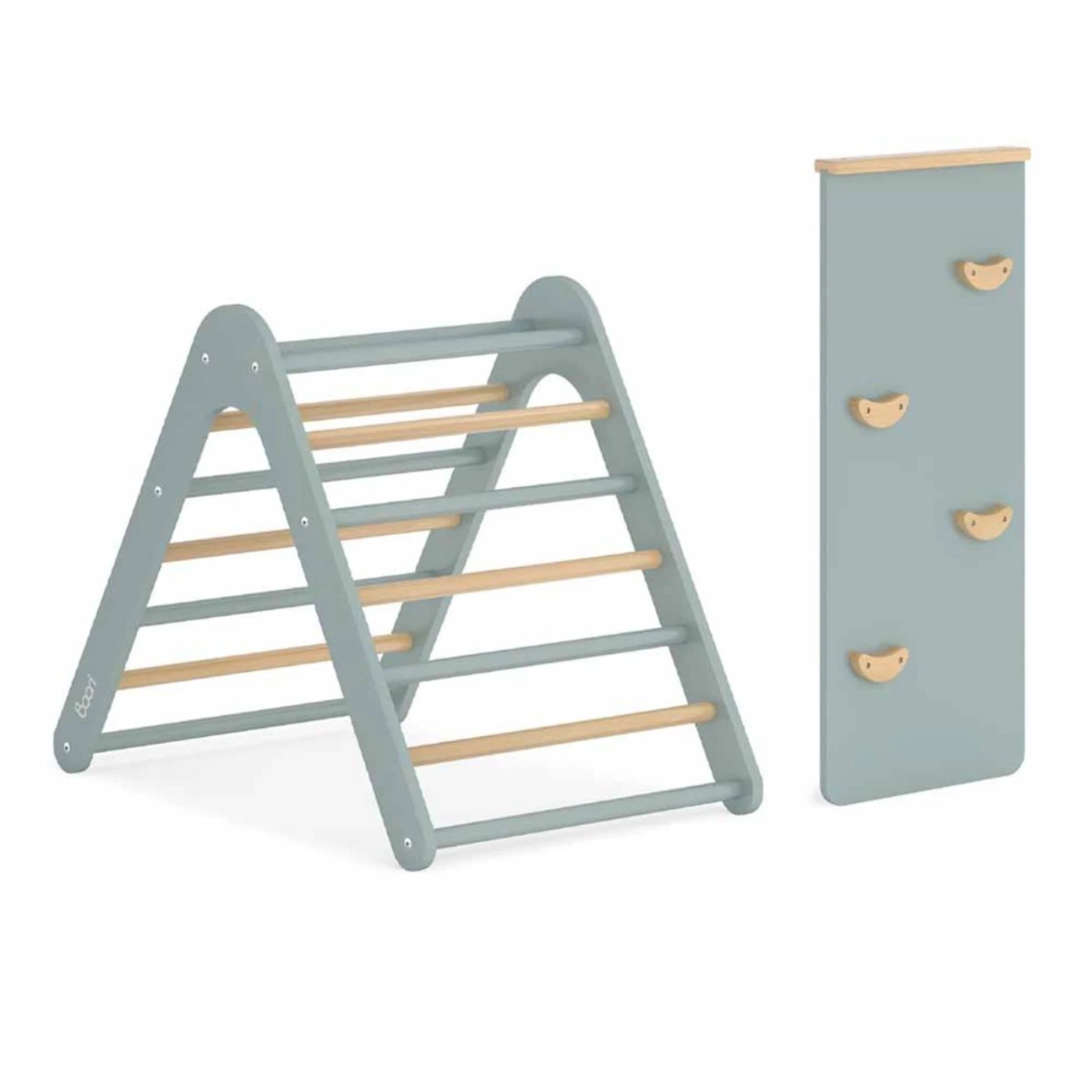 Boori Tidy Kids Climbing Triangle & Ramp 2 Piece Set, Blueberry