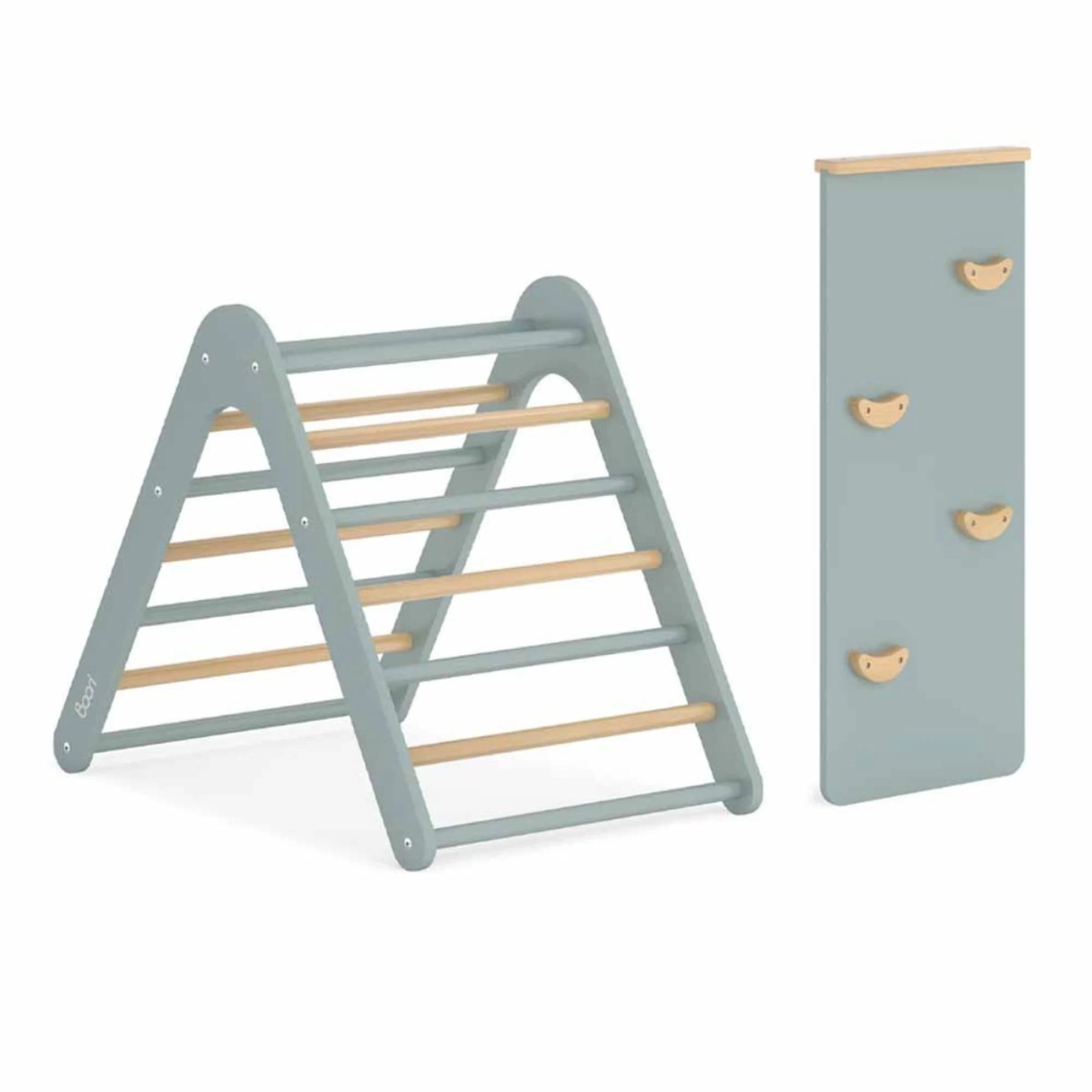Boori Tidy Kids Climbing Triangle & Ramp 2 Piece Set, Blueberry
