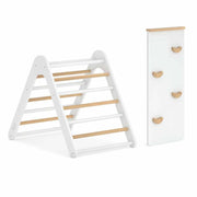 Boori Tidy Kids Climbing Triangle & Ramp 2 Piece Set, Barley