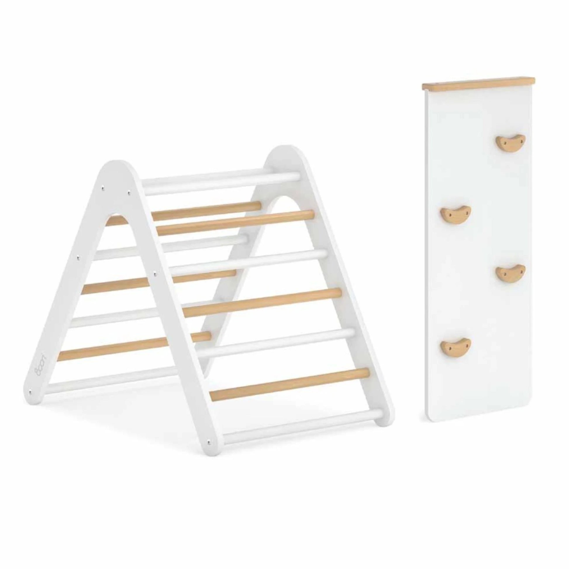 Boori Tidy Kids Climbing Triangle & Ramp 2 Piece Set, Barley