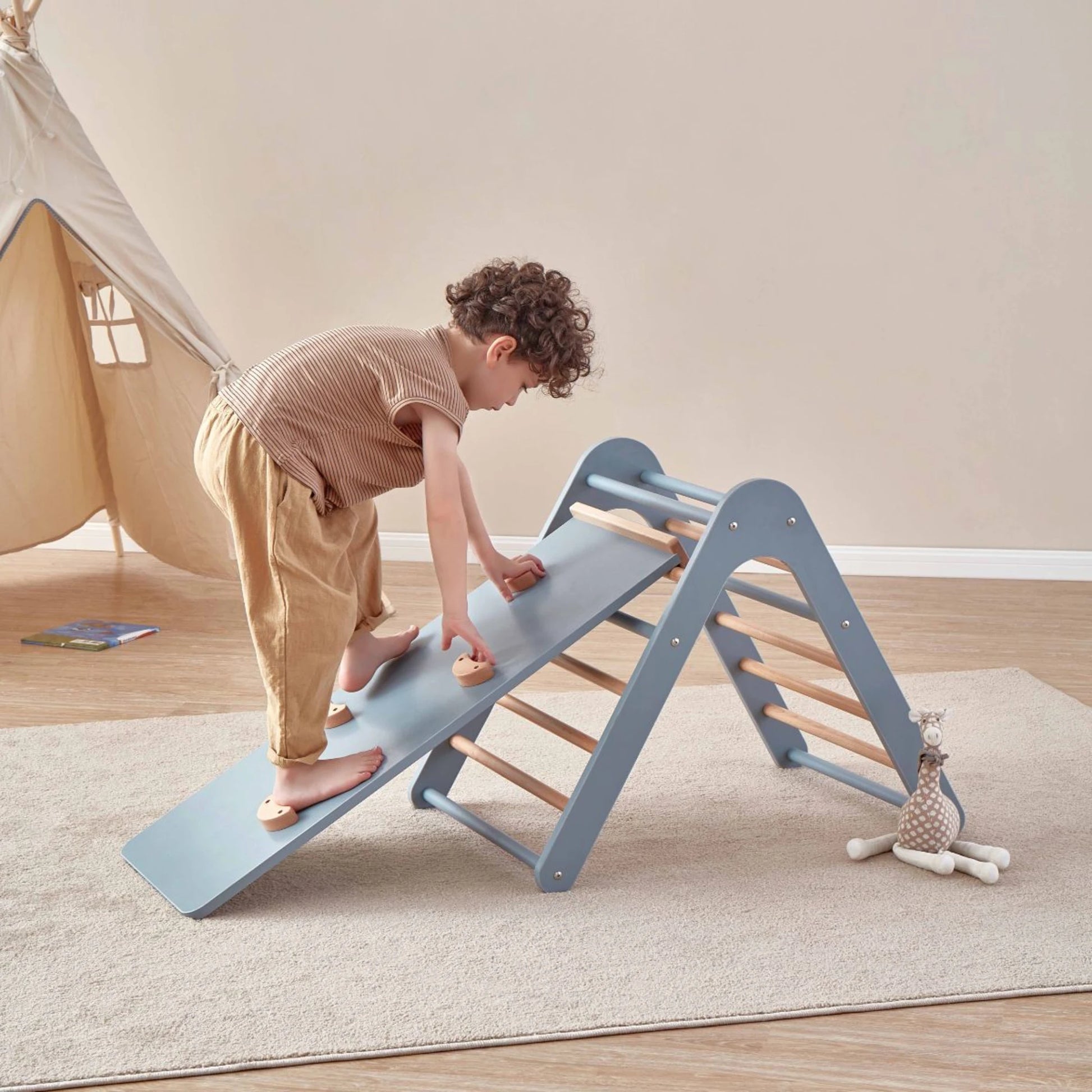 Boori Tidy Kids Climbing Triangle, Blueberry