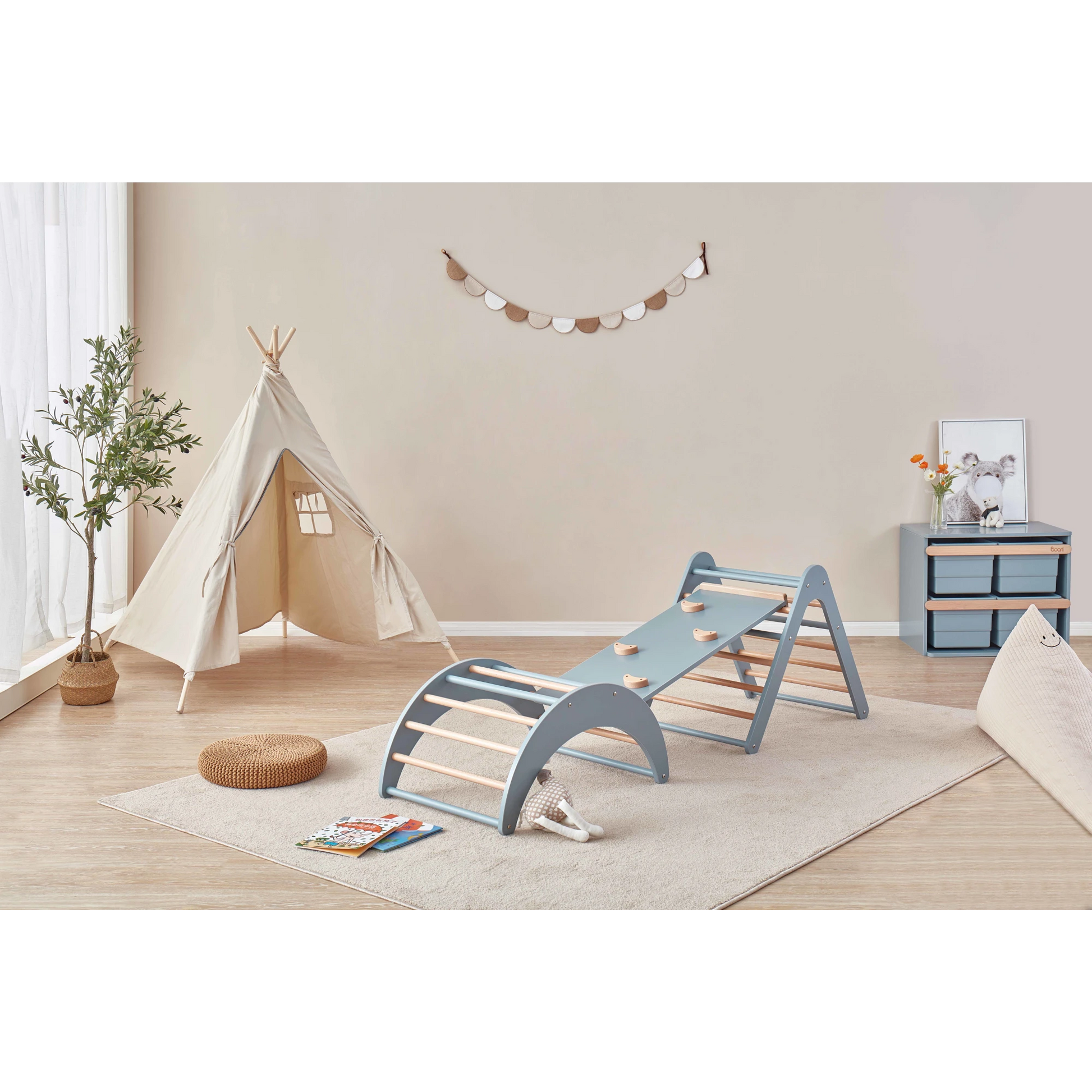 Boori Tidy Kids Climbing Triangle, Blueberry
