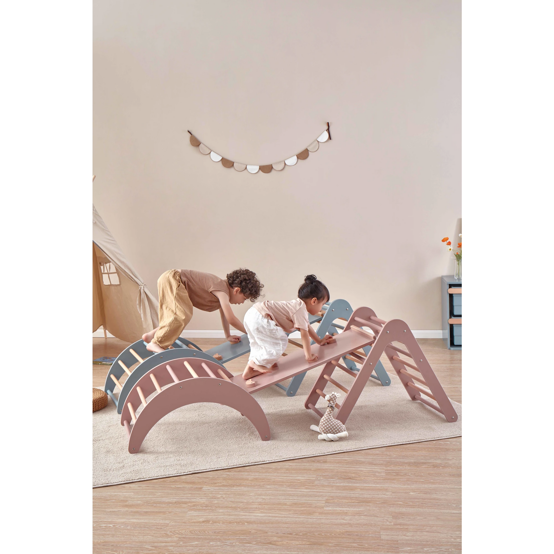 Boori Tidy Kids Climbing Triangle, Blueberry