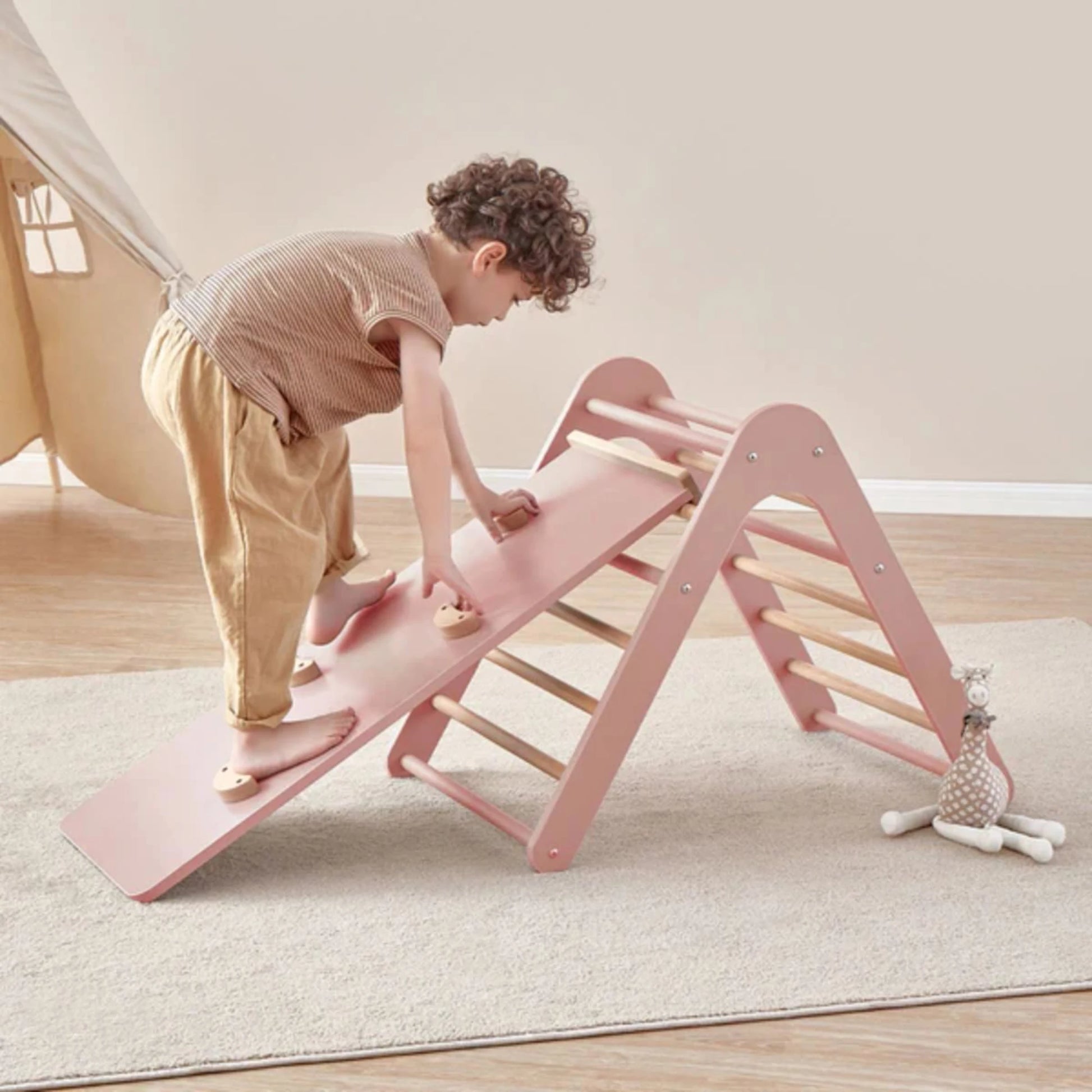 Boori Tidy Kids Climbing Triangle, Cherry