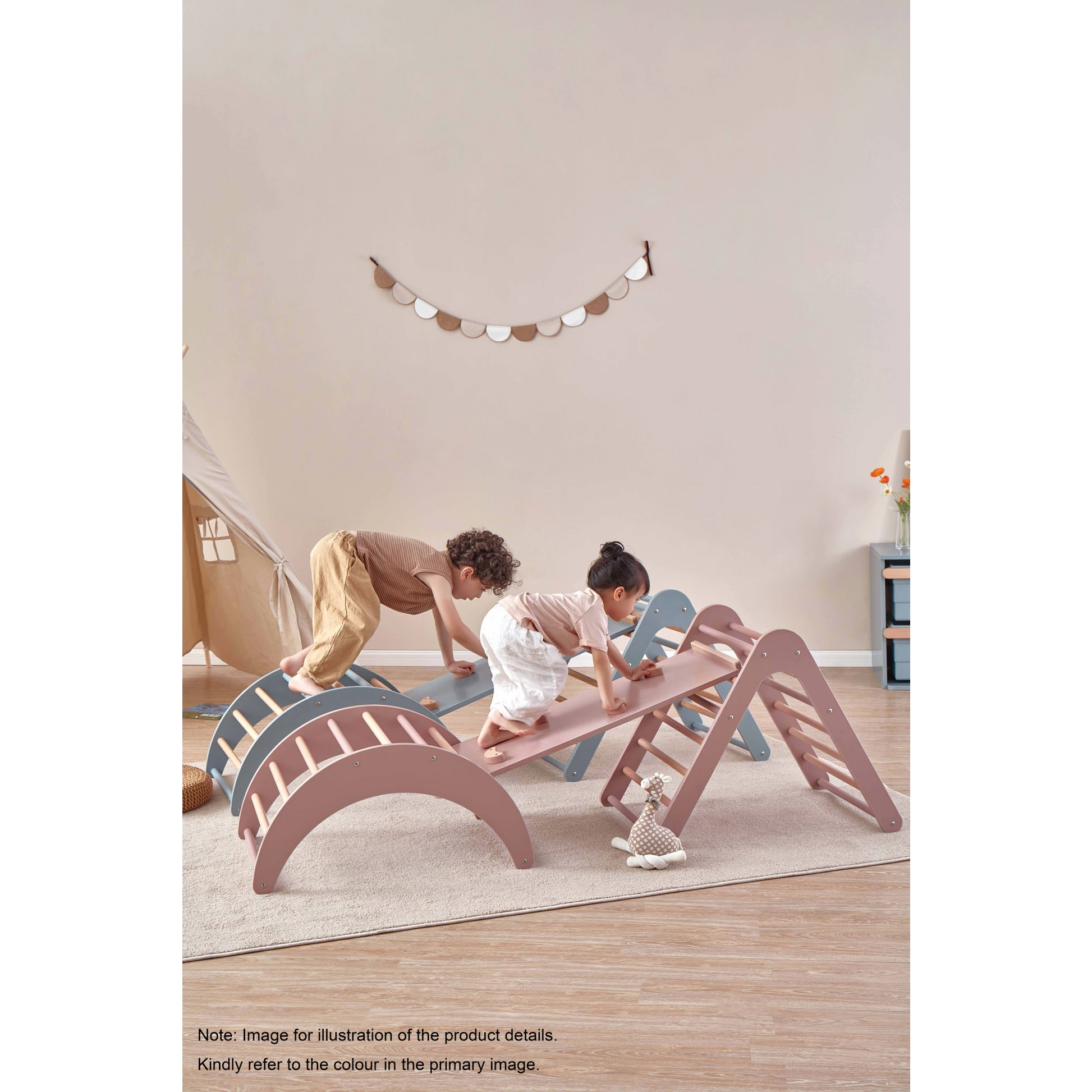 Boori Tidy Kids Climbing Board, Barley