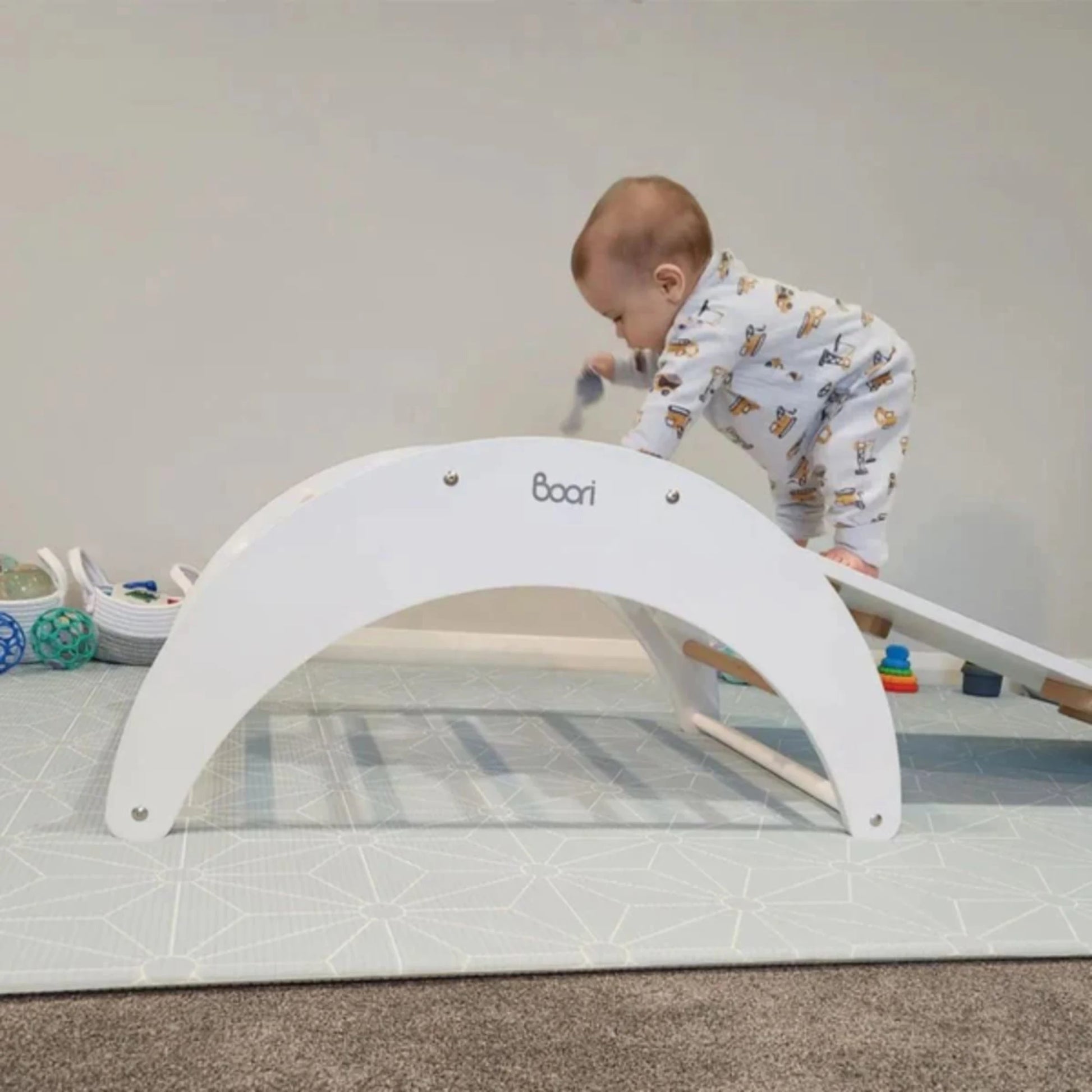 Boori Tidy Kids Pikler Climbing Arch, Barley