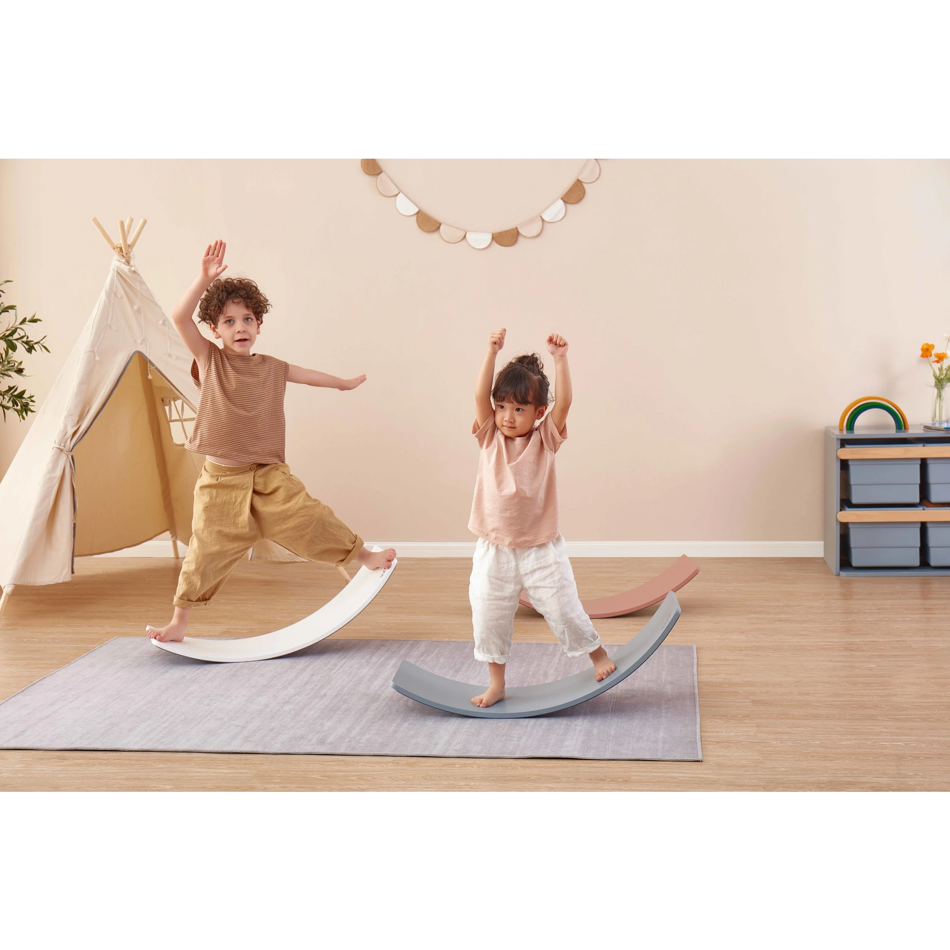 Boori Tidy Kids Balance Board, Cherry