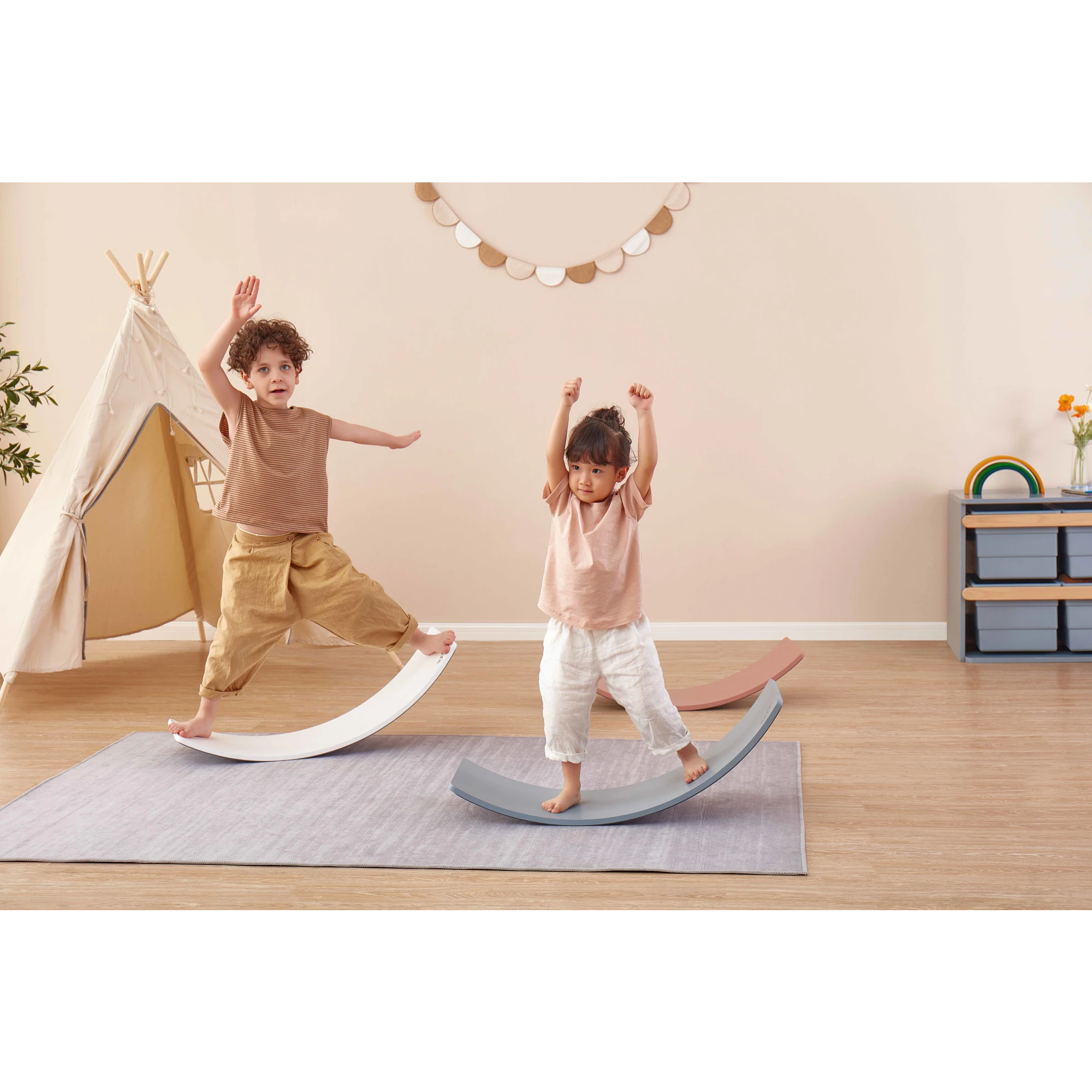 Boori Tidy Kids Balance Board, Cherry