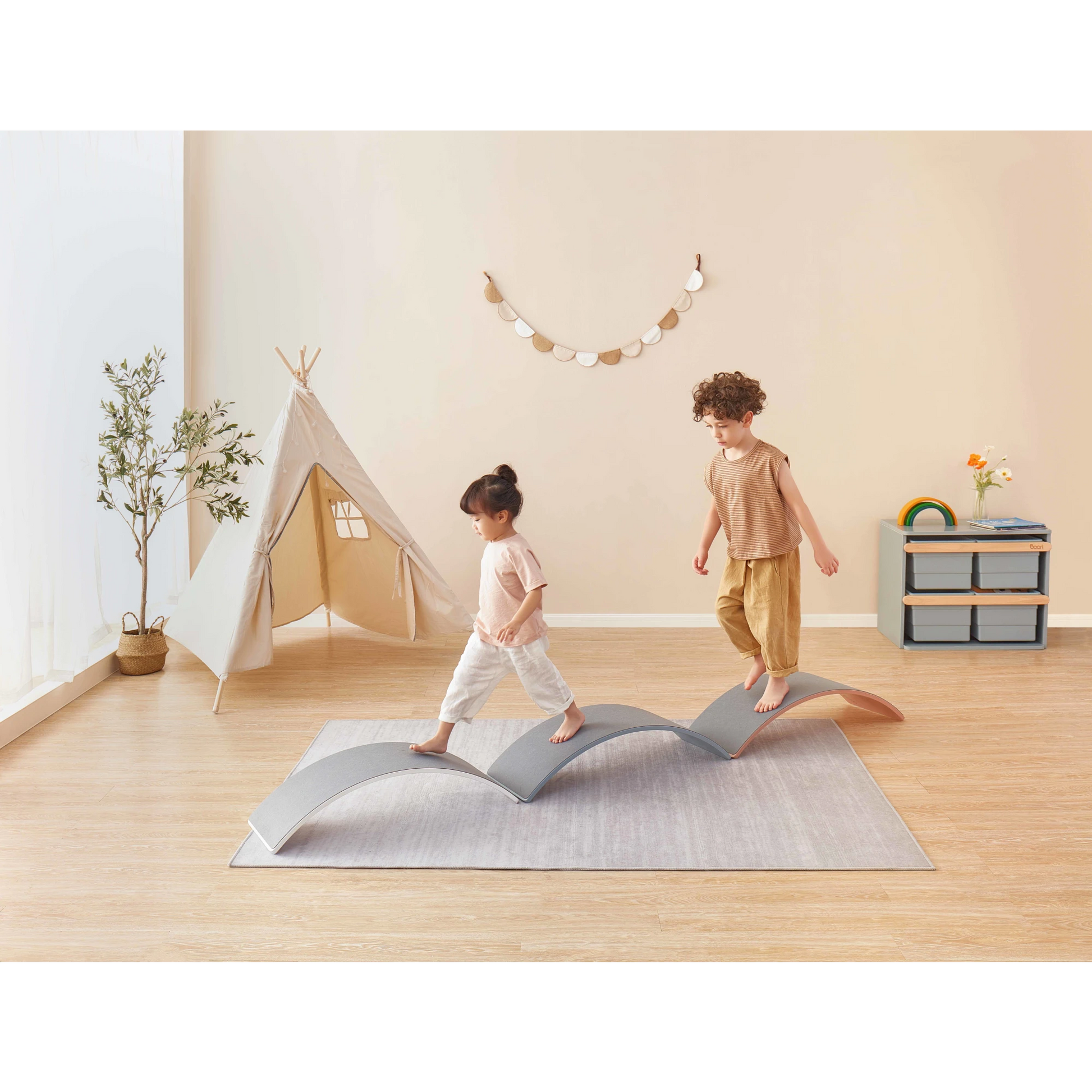Boori Tidy Kids Balance Board, Cherry