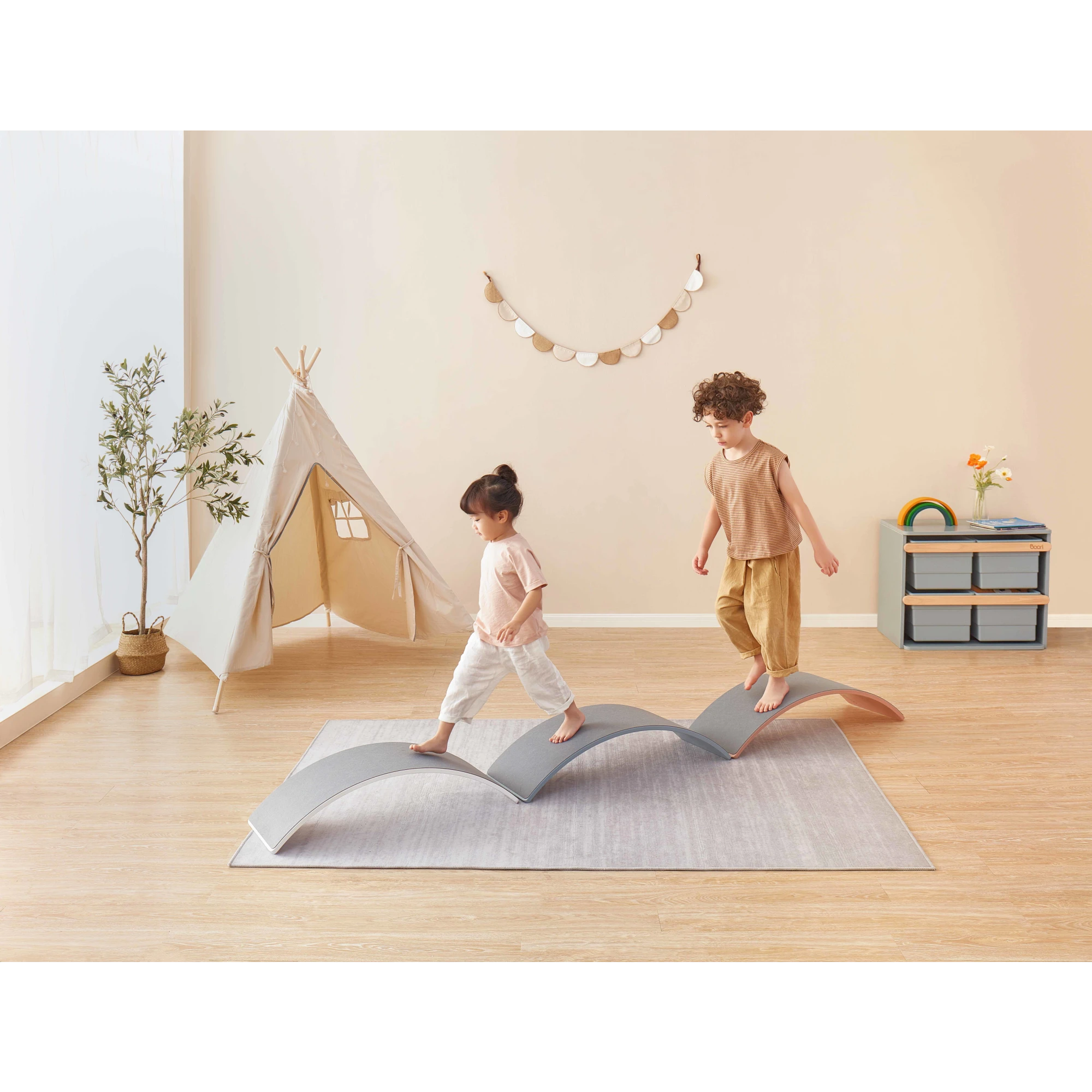 Boori Tidy Kids Balance Board, Cherry