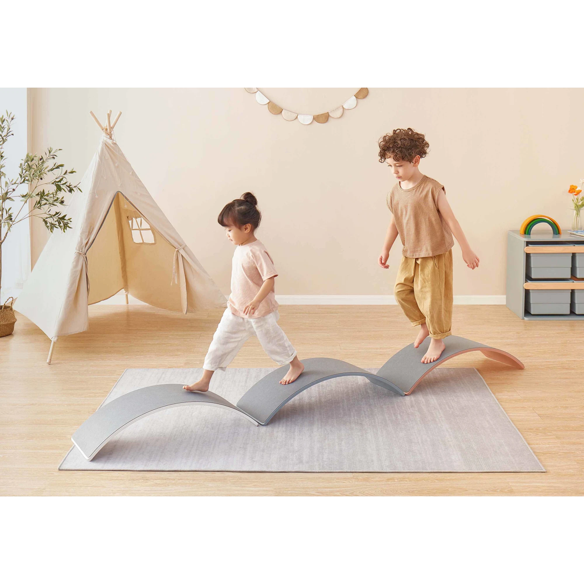 Boori Tidy Kids Balance Board, Cherry