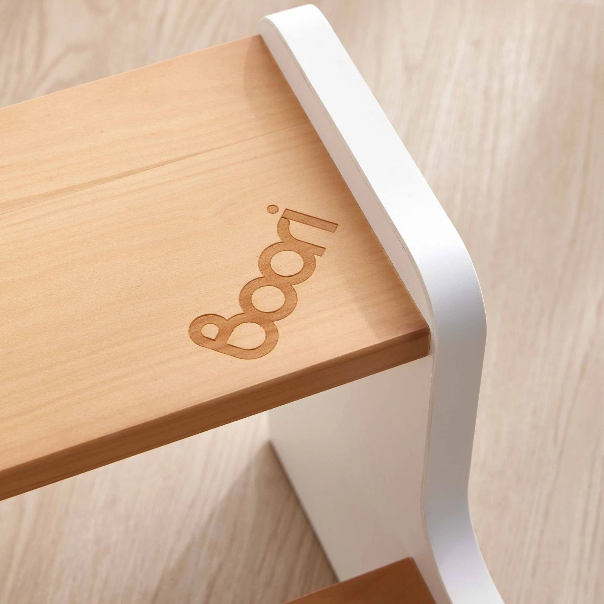 Boori Tidy Kids Foot Step Stool, Barley