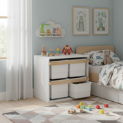 Boori Tidy Kids Toy Cabinet, Barley