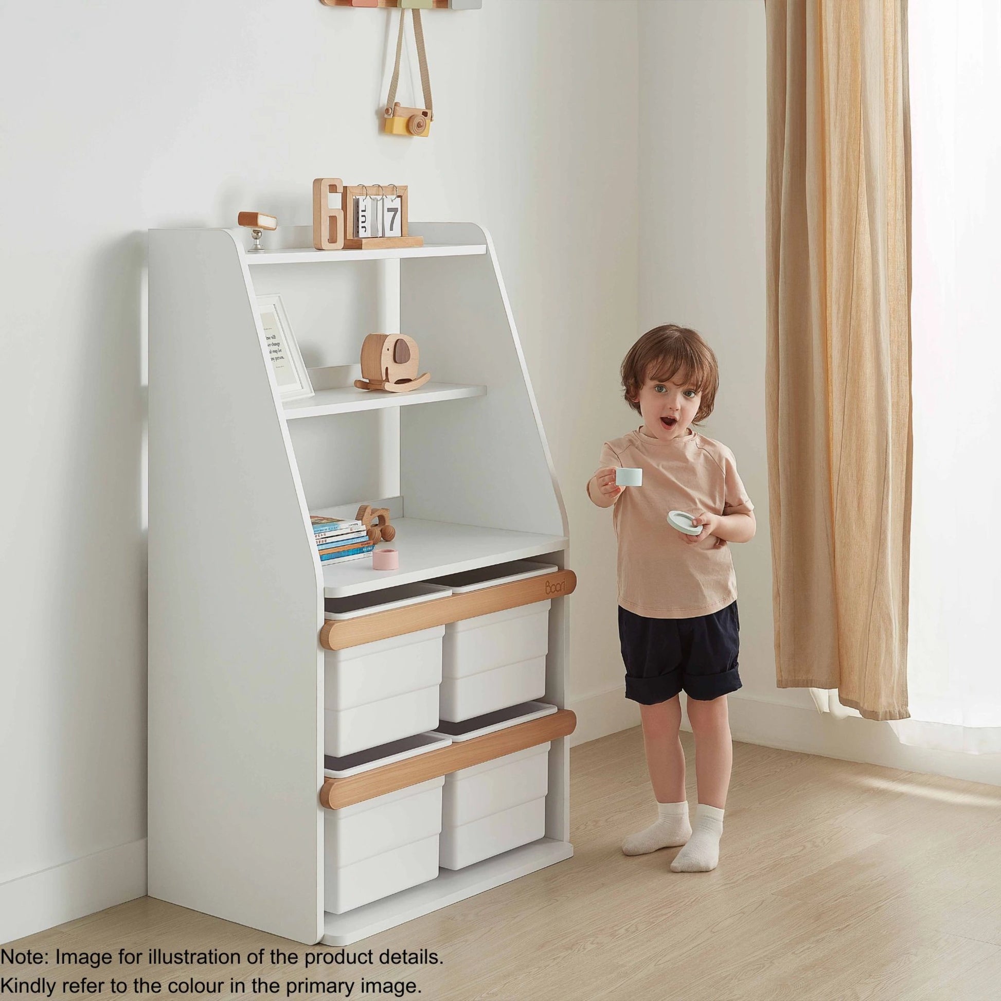 Boori Tidy Kids Toy Cabinet Shelf, Blueberry