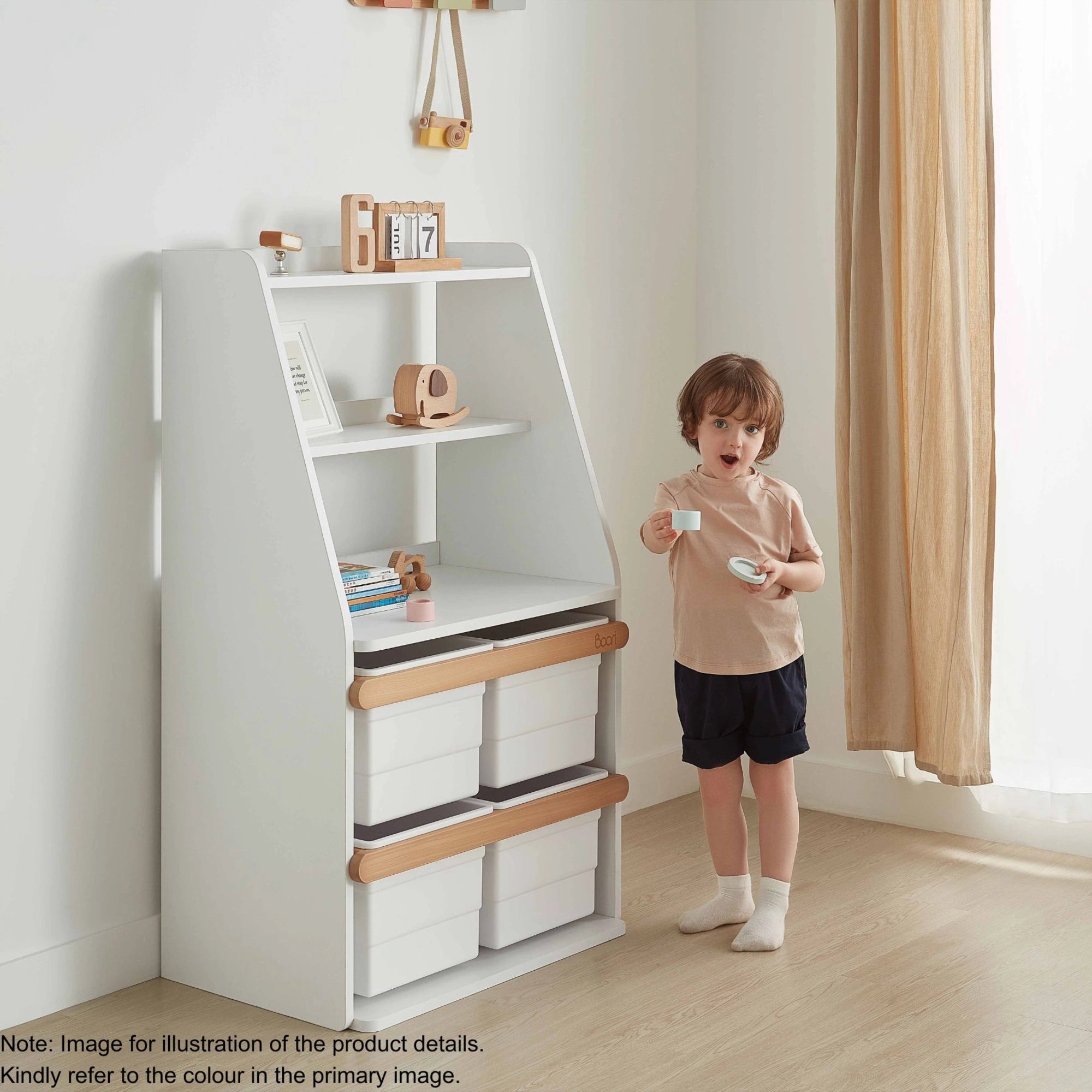 Boori Tidy Kids Toy Cabinet Shelf, Blueberry