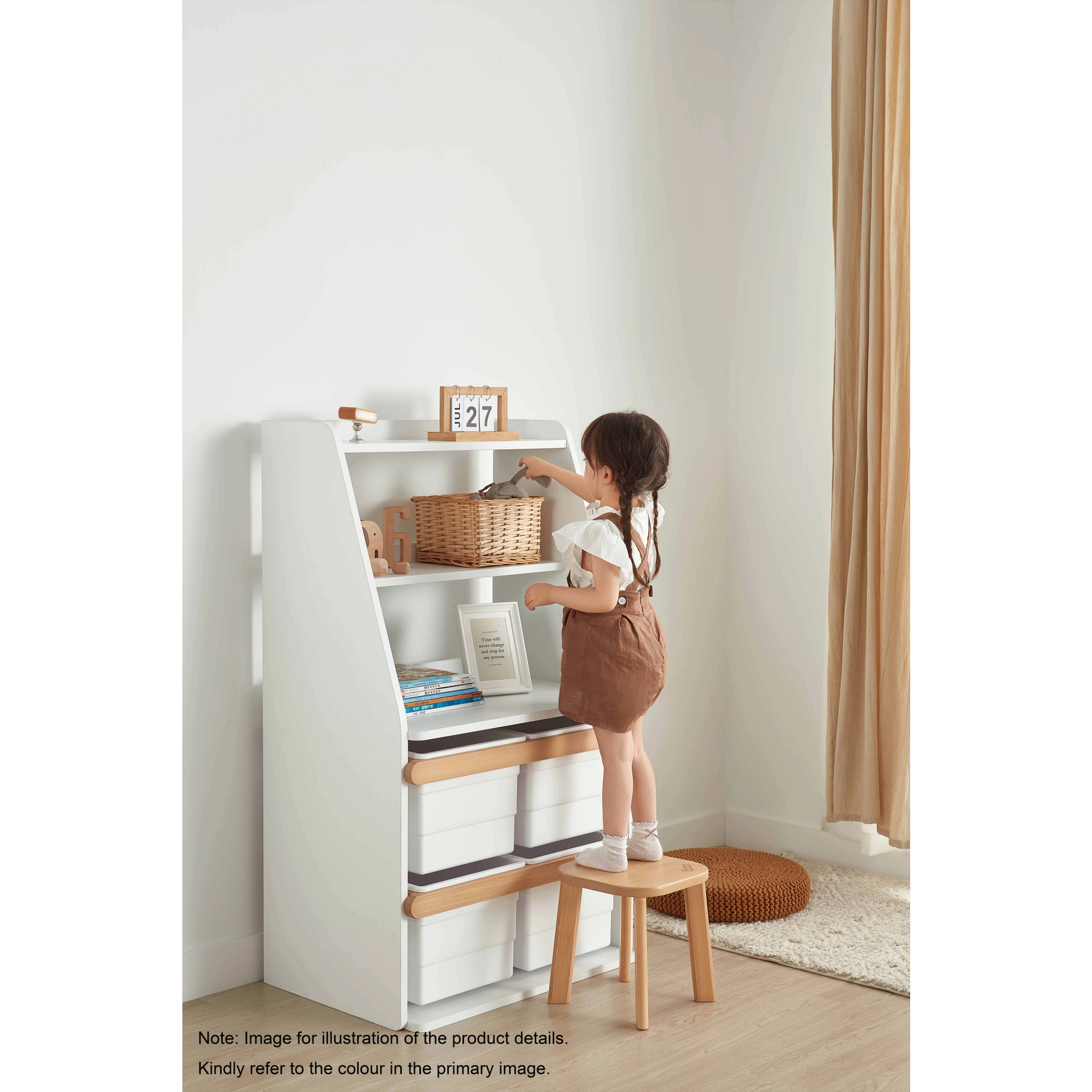Boori Tidy Kids Toy Cabinet Shelf, Blueberry
