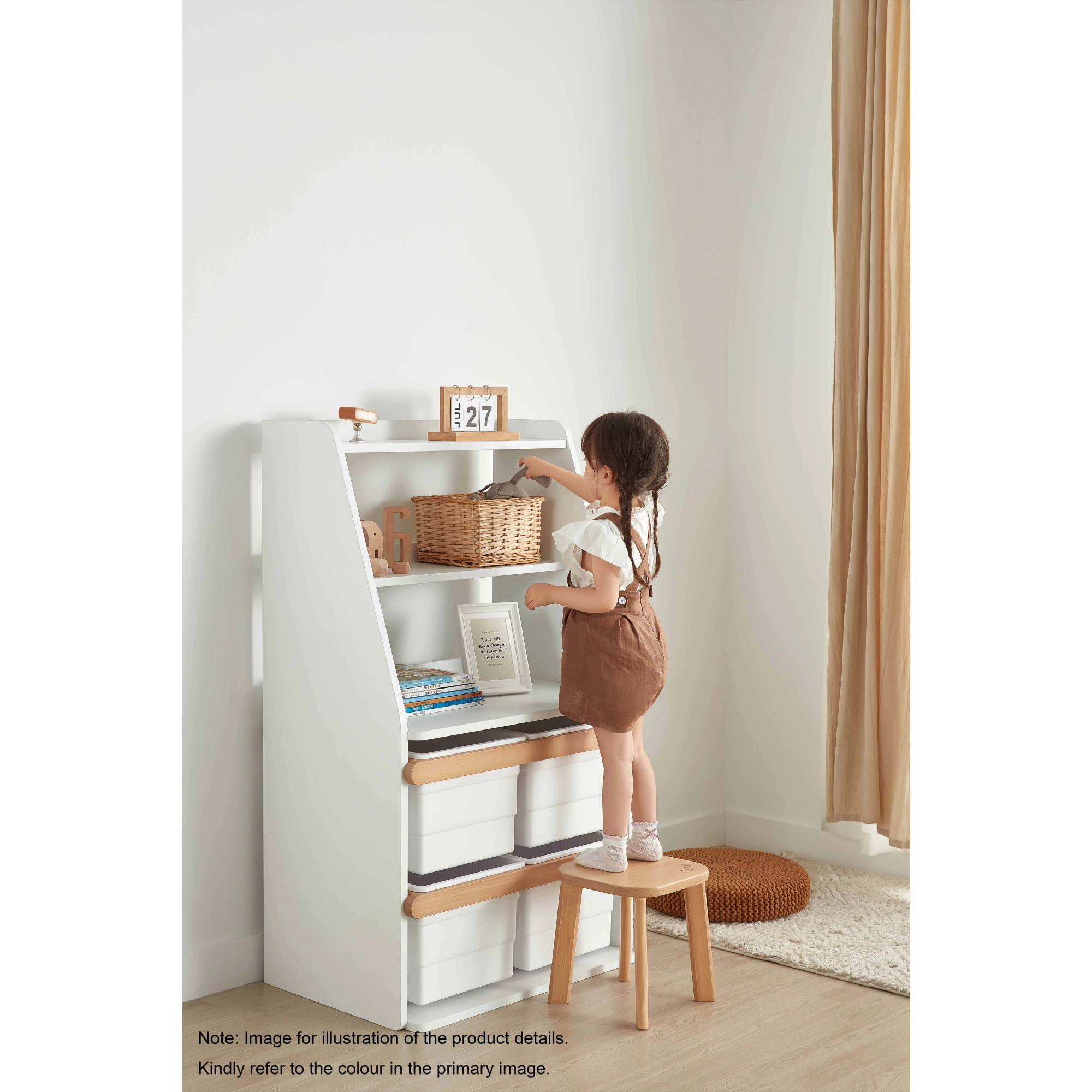 Boori Tidy Kids Toy Cabinet Shelf, Blueberry